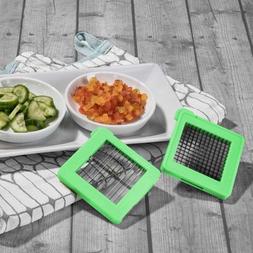 Genius Gemüseschneider Nicer Dicer Spicy, 4 Teile, Gemüseschneider, Allesschneider