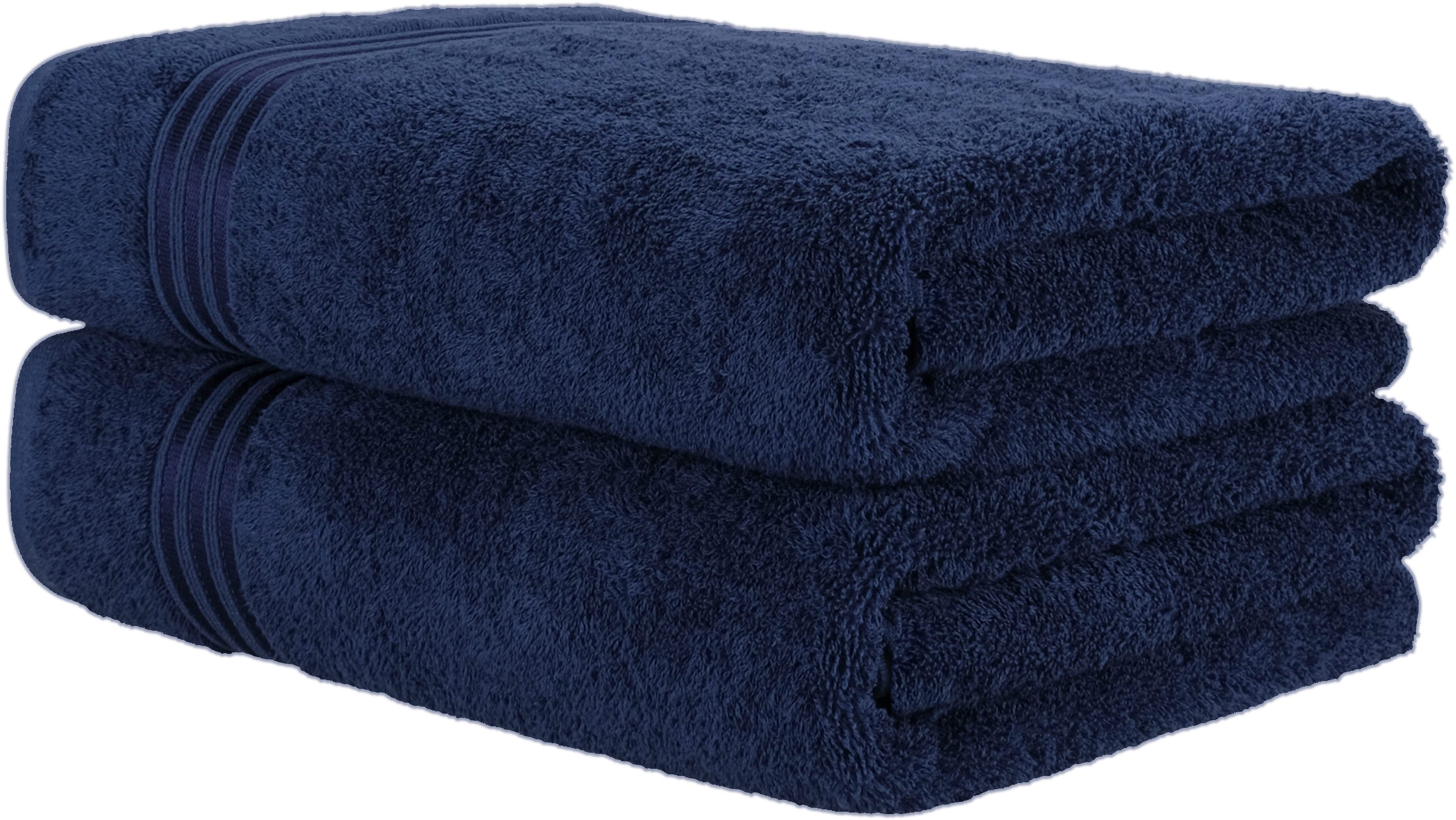 HAMMETEX Saunatuch Hammetex 2er Set extra große Saunatücher, Frottier (Packung, 2-St), 100% Baumwolle – Weich & Saugfähig – Luxuriöse Große Spa-Badetücher