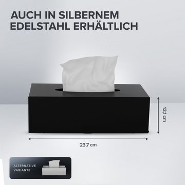 ovimar Papiertuchbox Gronnoya (1 St), aus Edelstahl in Schwarz zur
