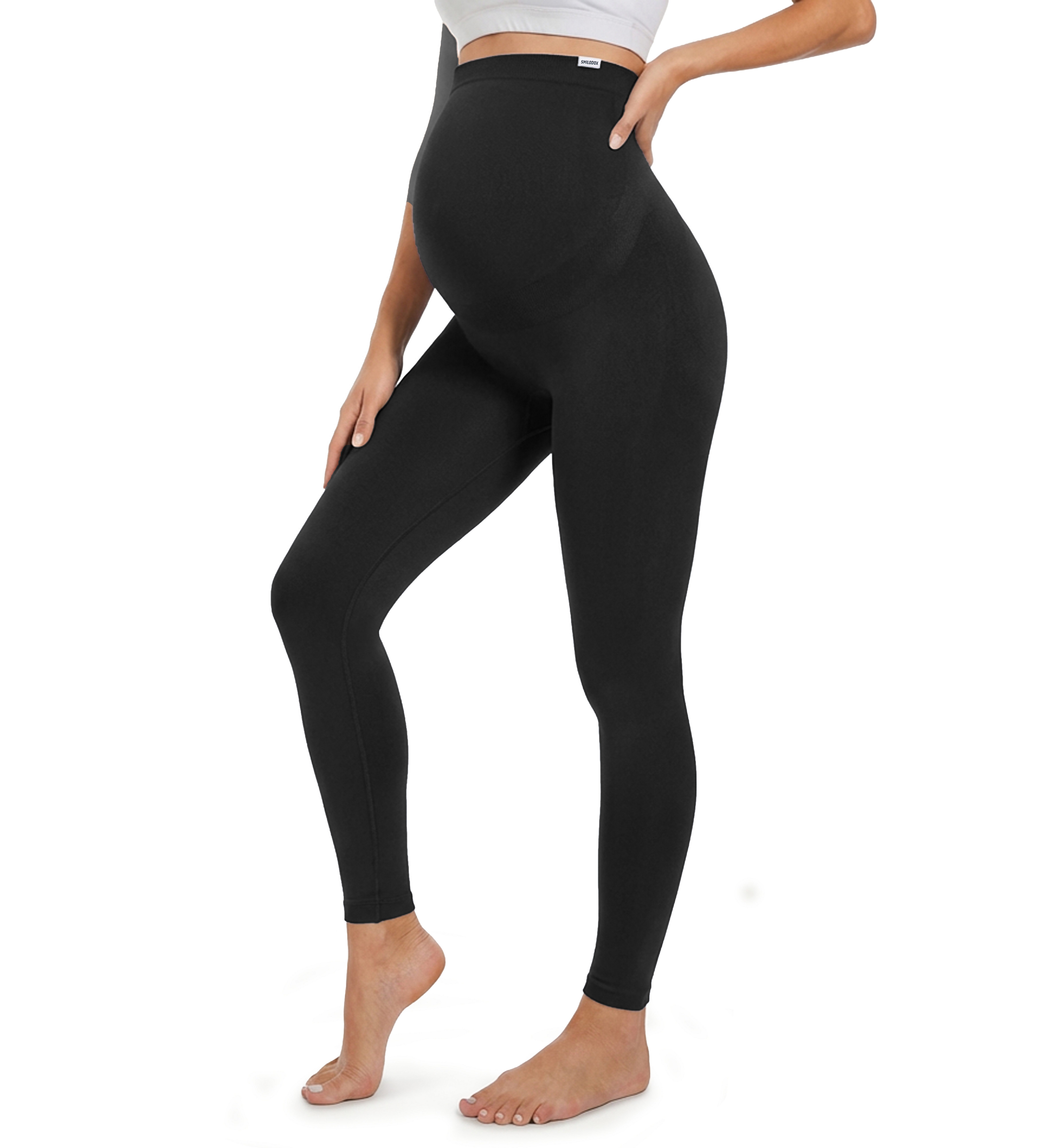 Leggings Lorraine, Schwangerschaftsleggings Seamless mit extra hohem Bund
