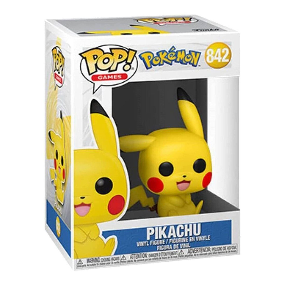 Funko Merchandise-Figur Funko POP 56307, Elektro Figur Pokémon von aus Pokémon POP! Pikachu, Pikachu Pokémon, Sitzen, Figur Funko (Figur), von