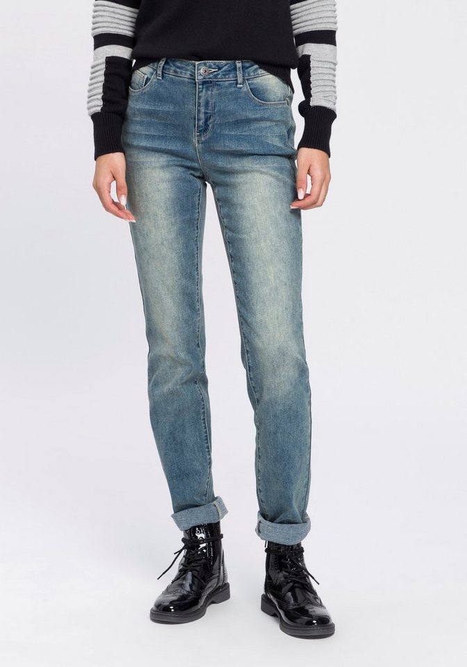 Arizona Skinny-fit-Jeans mit Thermo Effekt High Waist