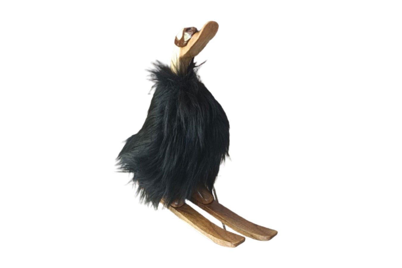 Tischhelden Schüssel Duckling Ski schwarz H 30 cm