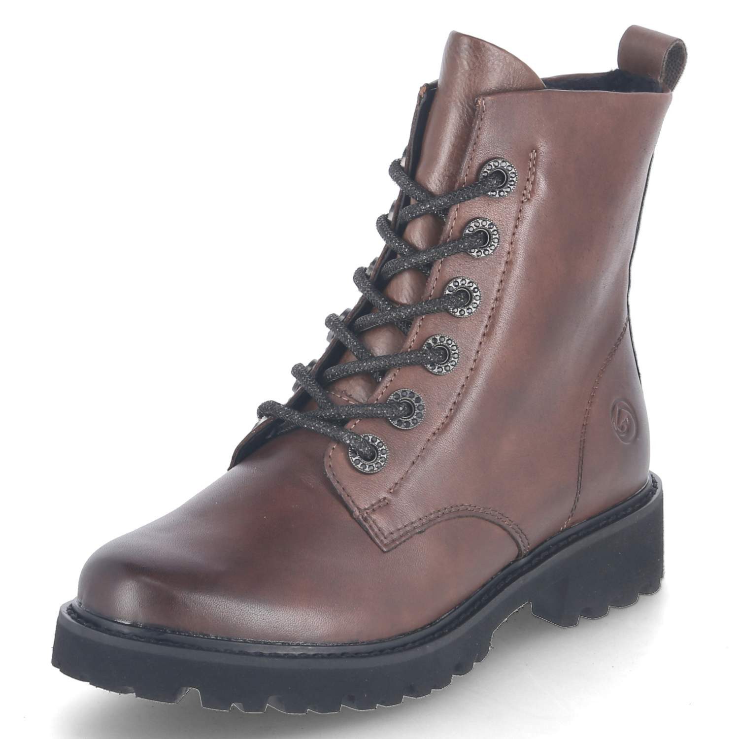 Remonte Remonte D8653-22 Damen Glattleder braun Schnürstiefel günstig online kaufen