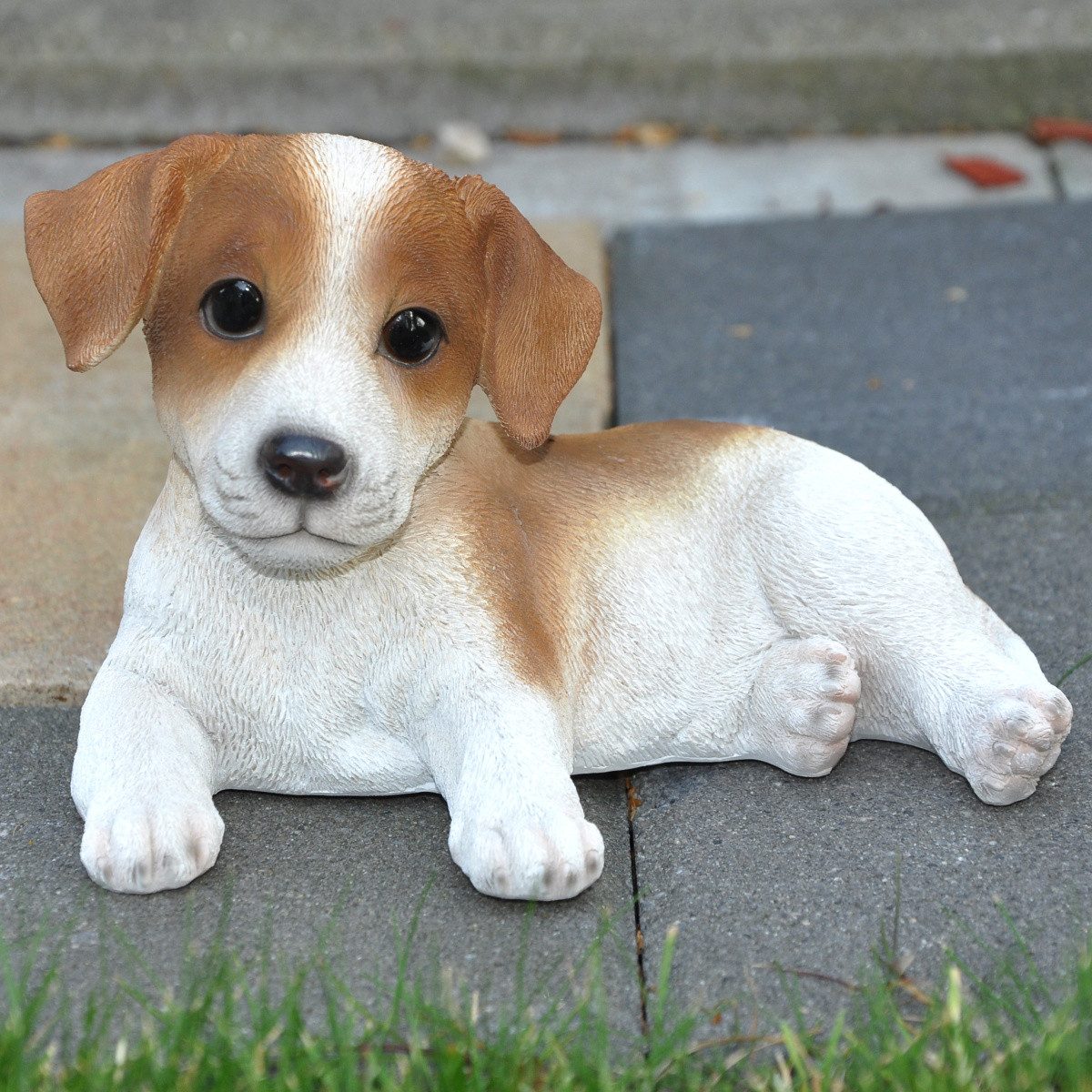 dazikemo Gartenfigur Dekofigur Gartenfigur Jack Russel günstig online kaufen