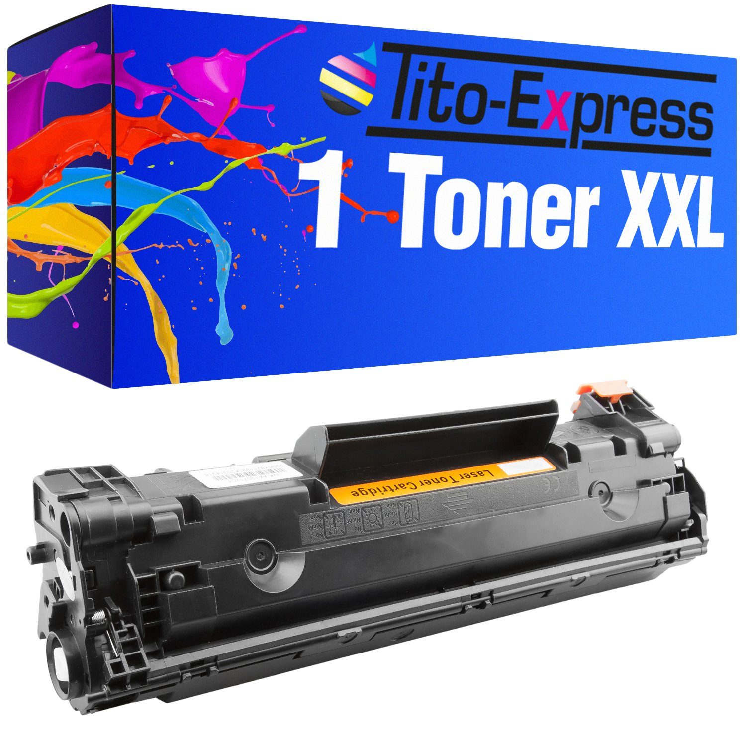 Tito-Express Tonerpatrone ersetzt Canon CRG-712 CRG 712 CRG712, (1x Black), für I-Sensys LBP-3010 LBP-3010B LBP-3100 LBP 3010 3010B 3100