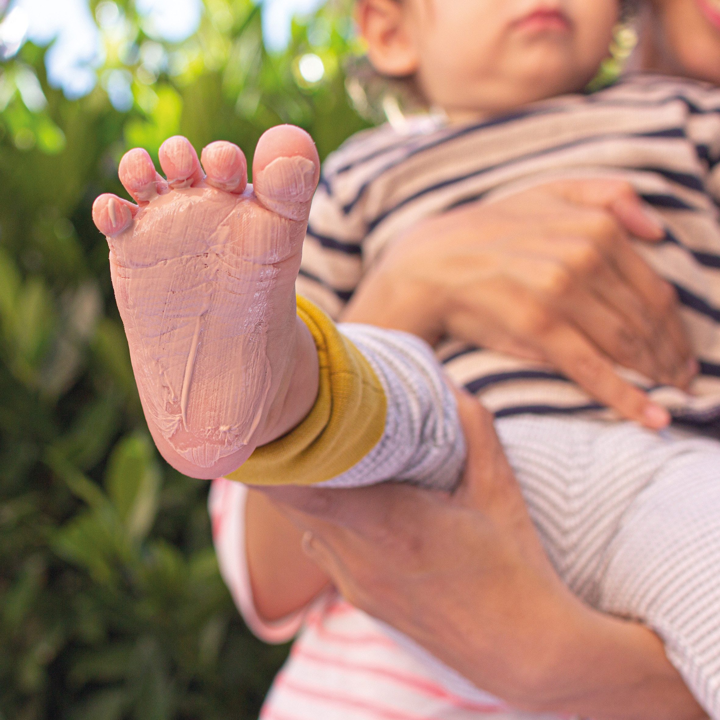 KINDACUTE Bastelfarbe Bio Stempelspaß 50ml Tube, Für Hand- und Fußabdrücke