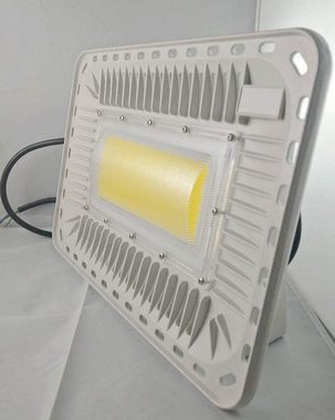Woward LED Flutlichtstrahler 100W LED Flutlichtstrahler IP65 Außenleuchte Scheinwerfer COB Chip, LED fest integriert, Kaltweiß, LED Flutlichte