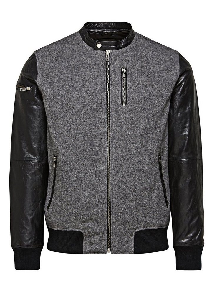 Jack Jones Wolle Lederjacke online kaufen OTTO Jack Jones Wolle Lederjacke online kaufen OTTO