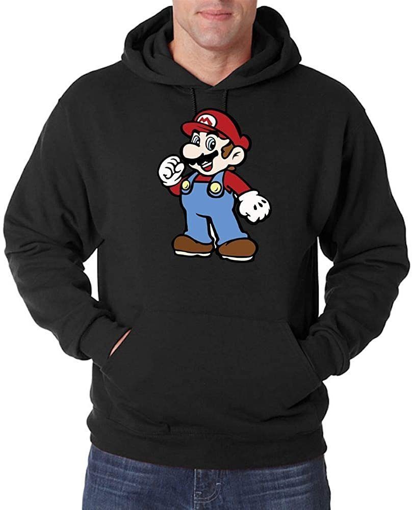 Youth Designz Kapuzenpullover Mario Herren Hoodie Pullover mit Trendigem Frontdruck