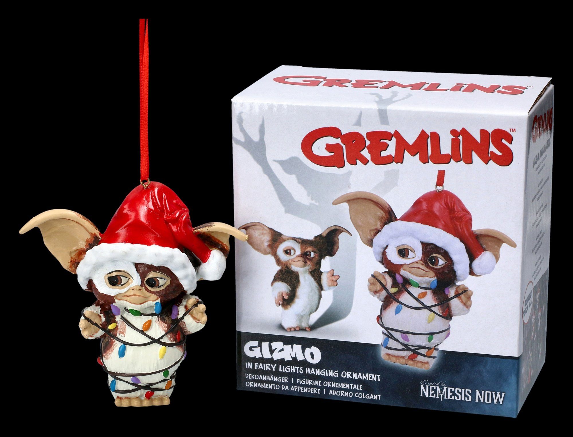 Nemesis - GmbH (1-tlg) Gizmo Shop Christbaumschmuck Gremlins Christbaumschmuck - Lichterkette Figuren Now