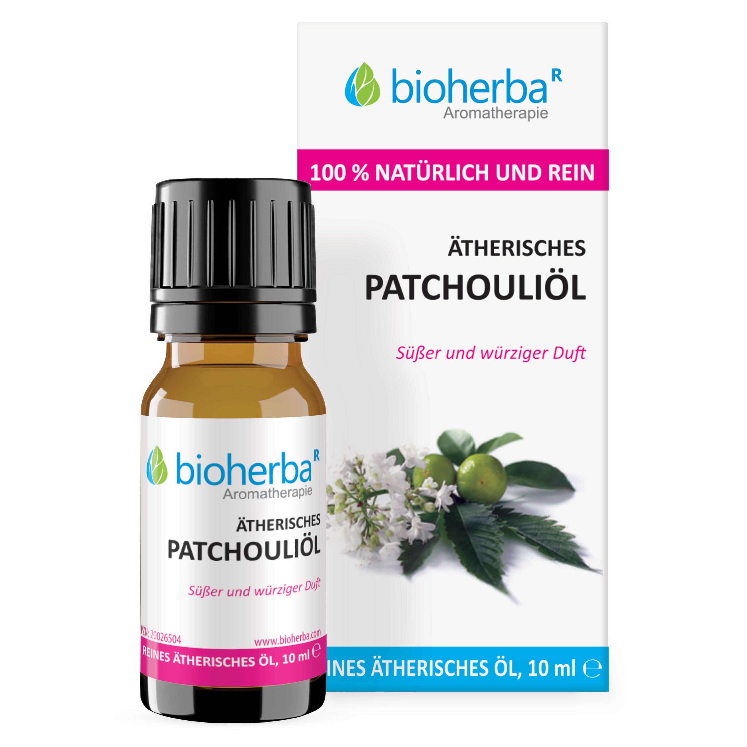 BIOHERBA R Pflege-Set Patchouliöl Reines ätherisches Öl 10 ml