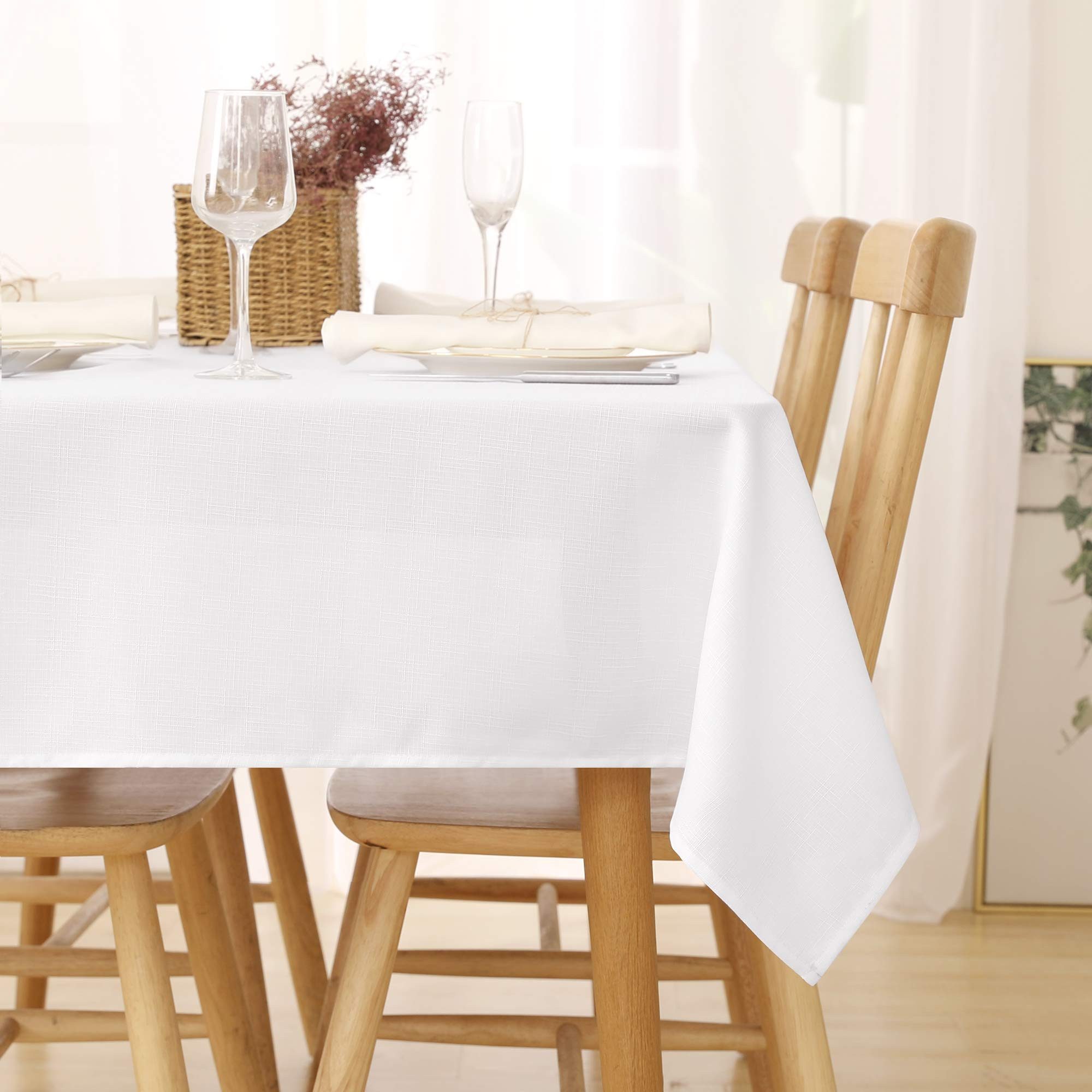 Deconovo Tischdecke Wasserabweisend Tischwäsche Lotuseffekt Tischtuch günstig online kaufen