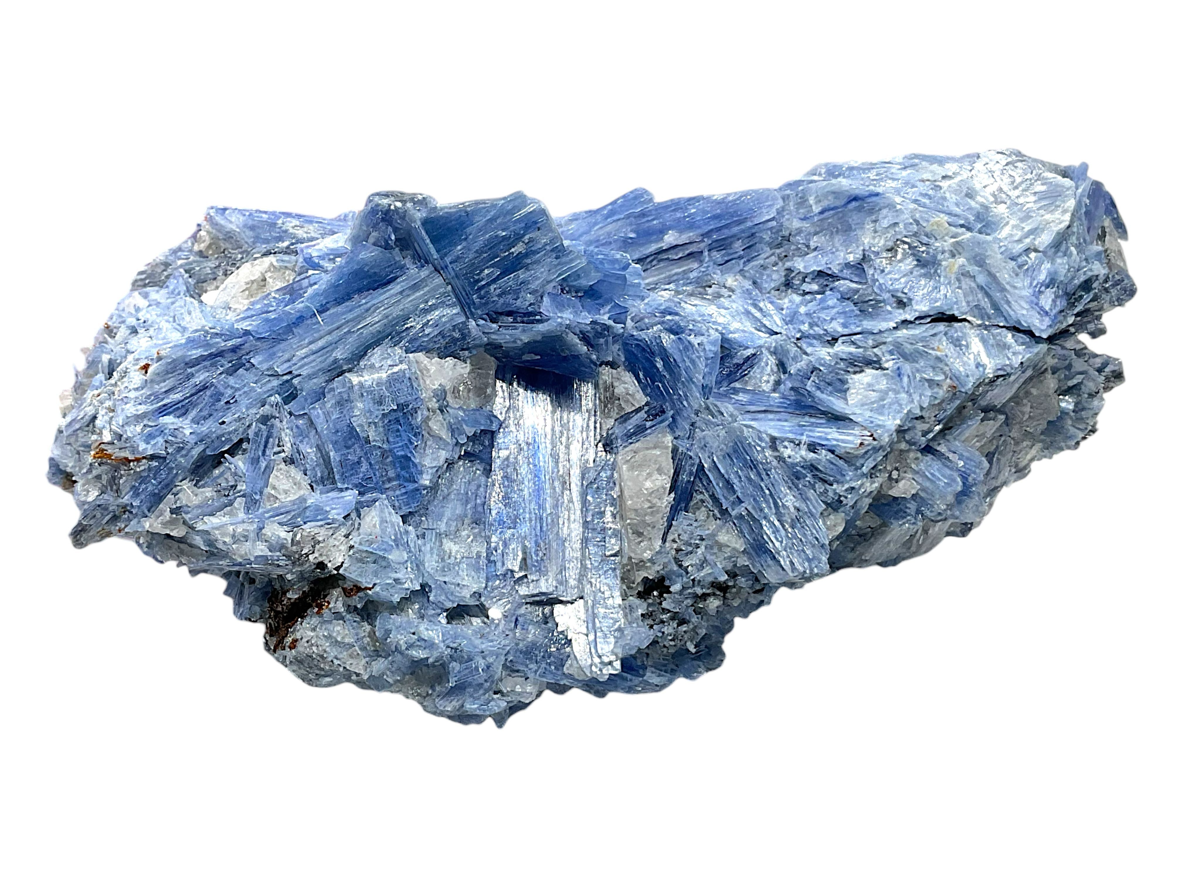 Steinfixx® Mineralstein Kyanit Edelstein in fantastischer Qualität I 14x10x6 cm 907gr., (Unikat, 1-St., absoluter Blickfang, ein Wunder der Natur), original aus Brasilien