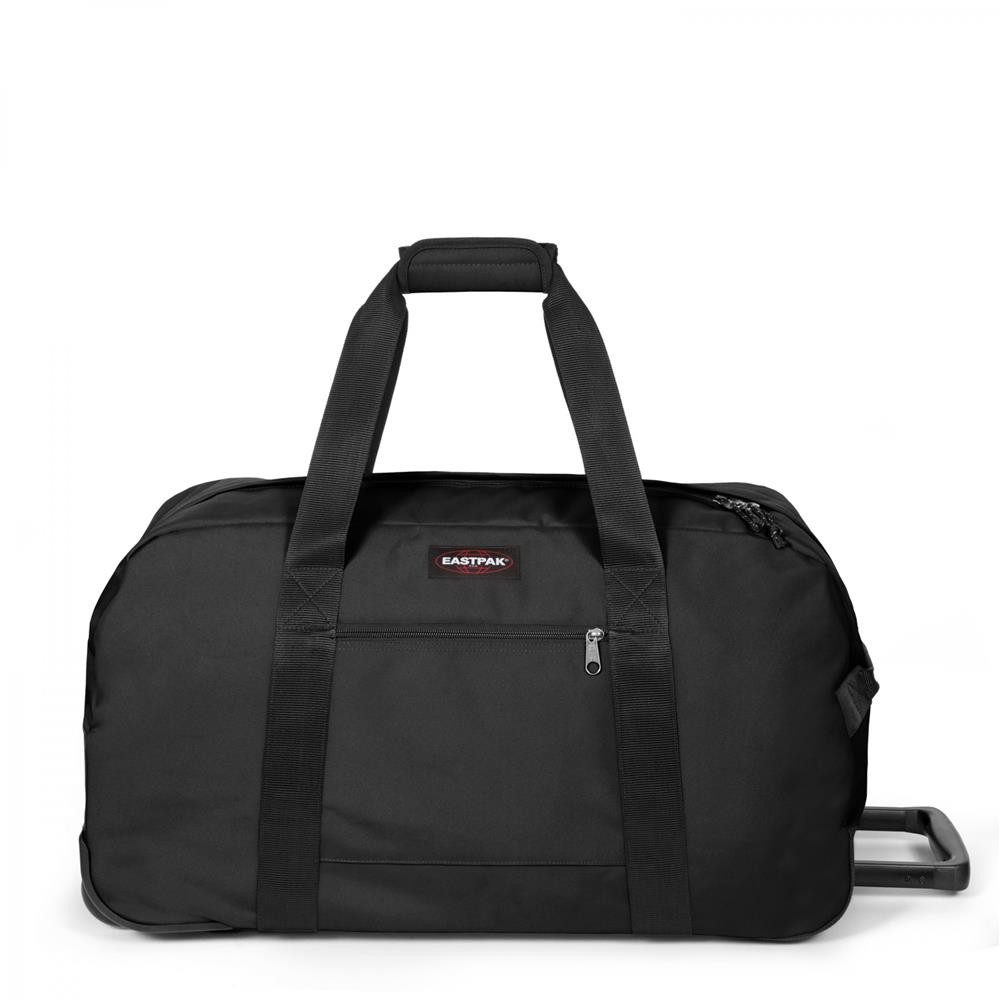 Eastpak Reisetasche Eastpak CONTAINER 65+ Reisetasche mit Rollen 72 L, Black Schwarz, Rollsystem, Teleskopstange, gepolsterte Griffe