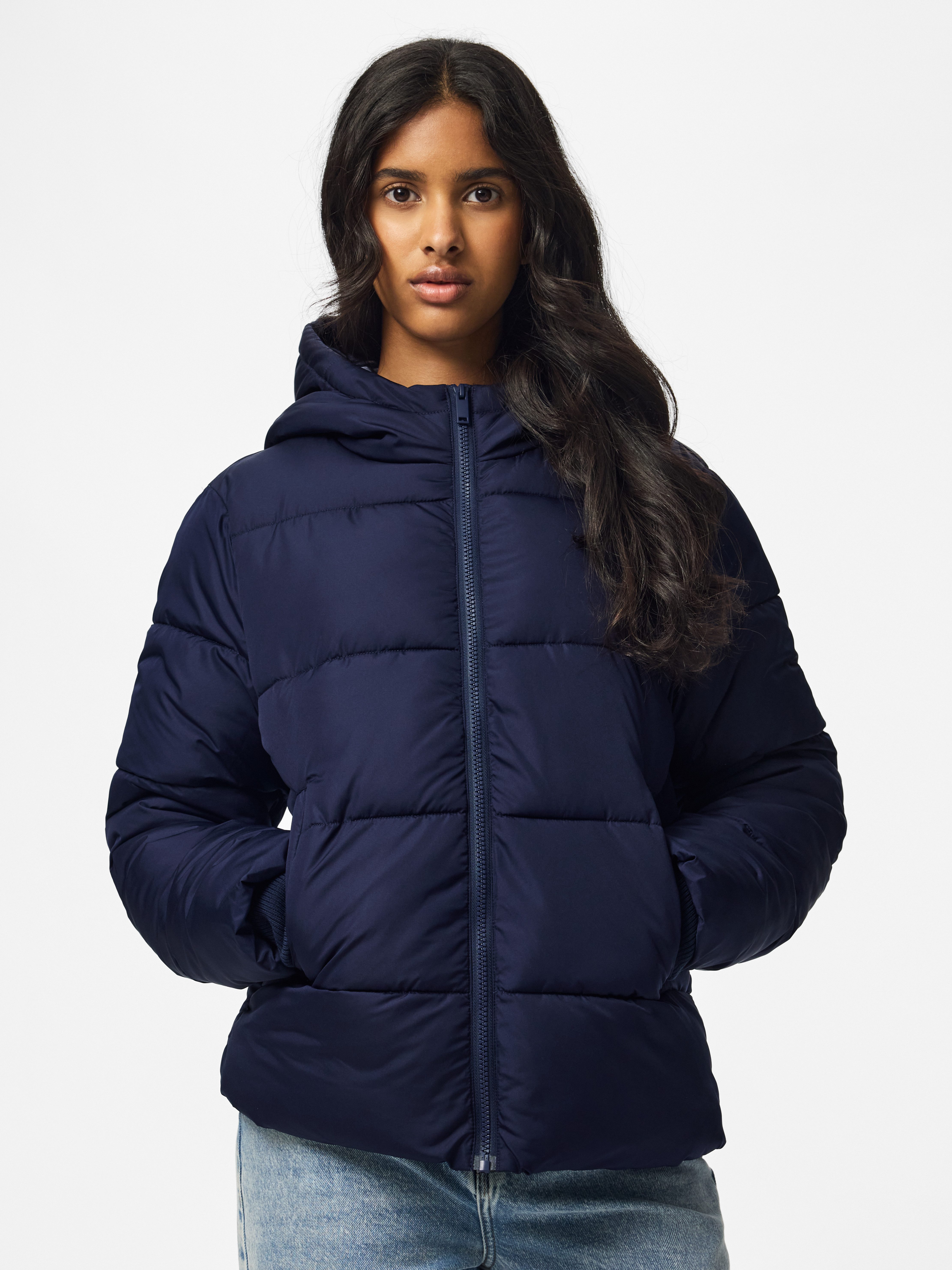 pieces Steppjacke PCBEE NEW SHORT PUFFER JACKET NOOS BC Kunstfaser