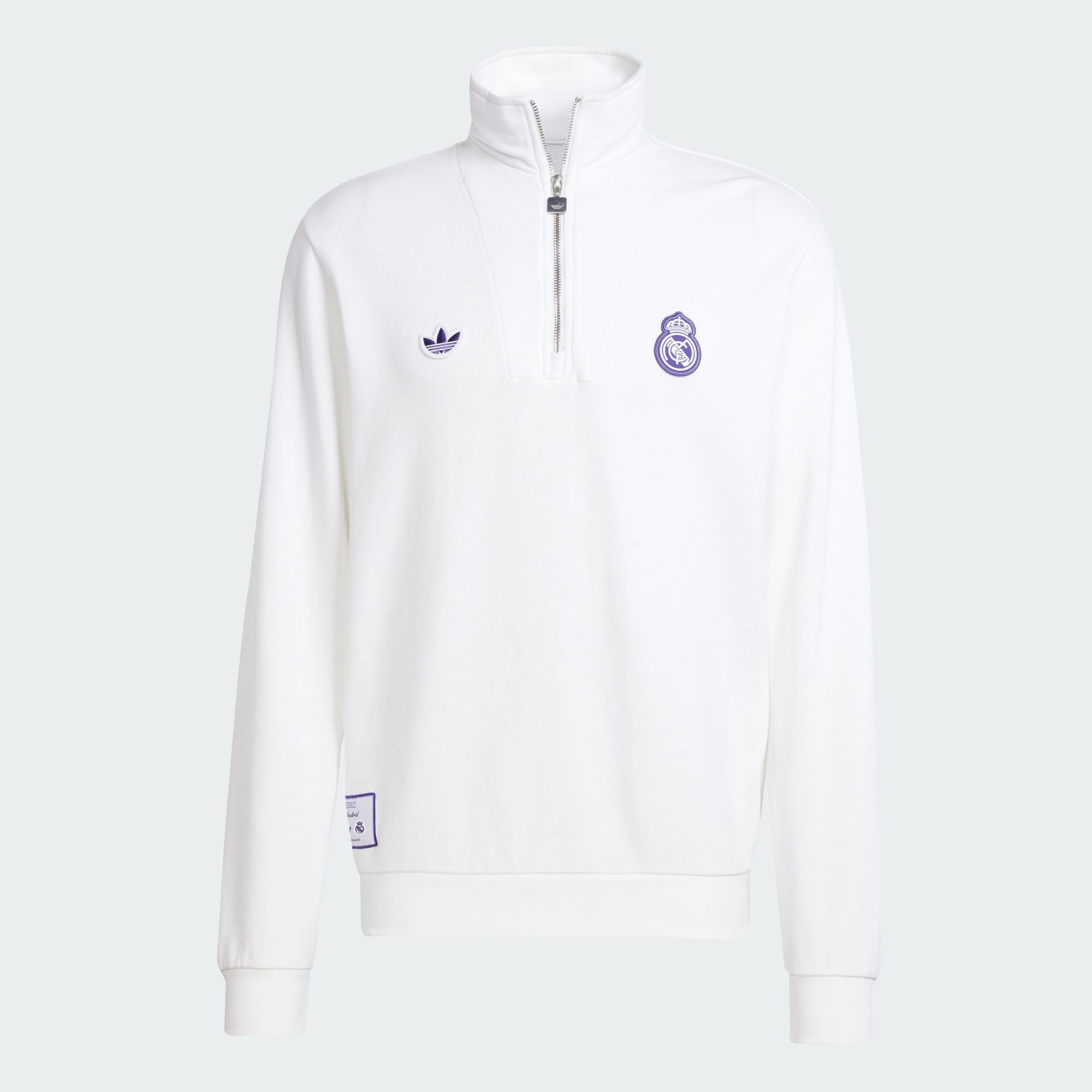 adidas Originals Sweatshirt REAL MADRID TERRACE ICONS HALF-ZIP OBERTEIL (1-tlg)