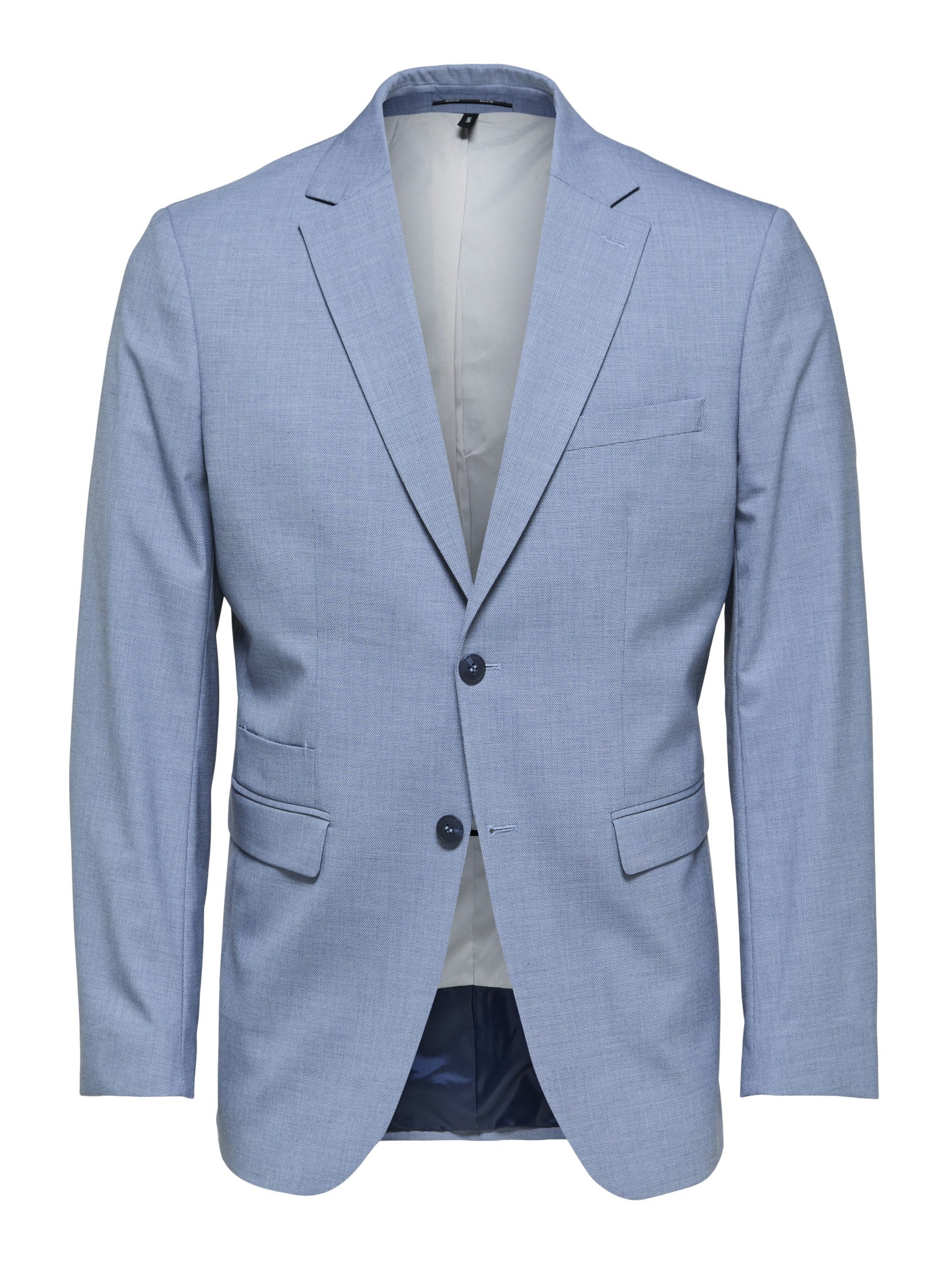 pieces Sakko - Slim Fit Blazer - SLHSLIM-TIMELIAM LT BLU STRUC BLZ FLEX B