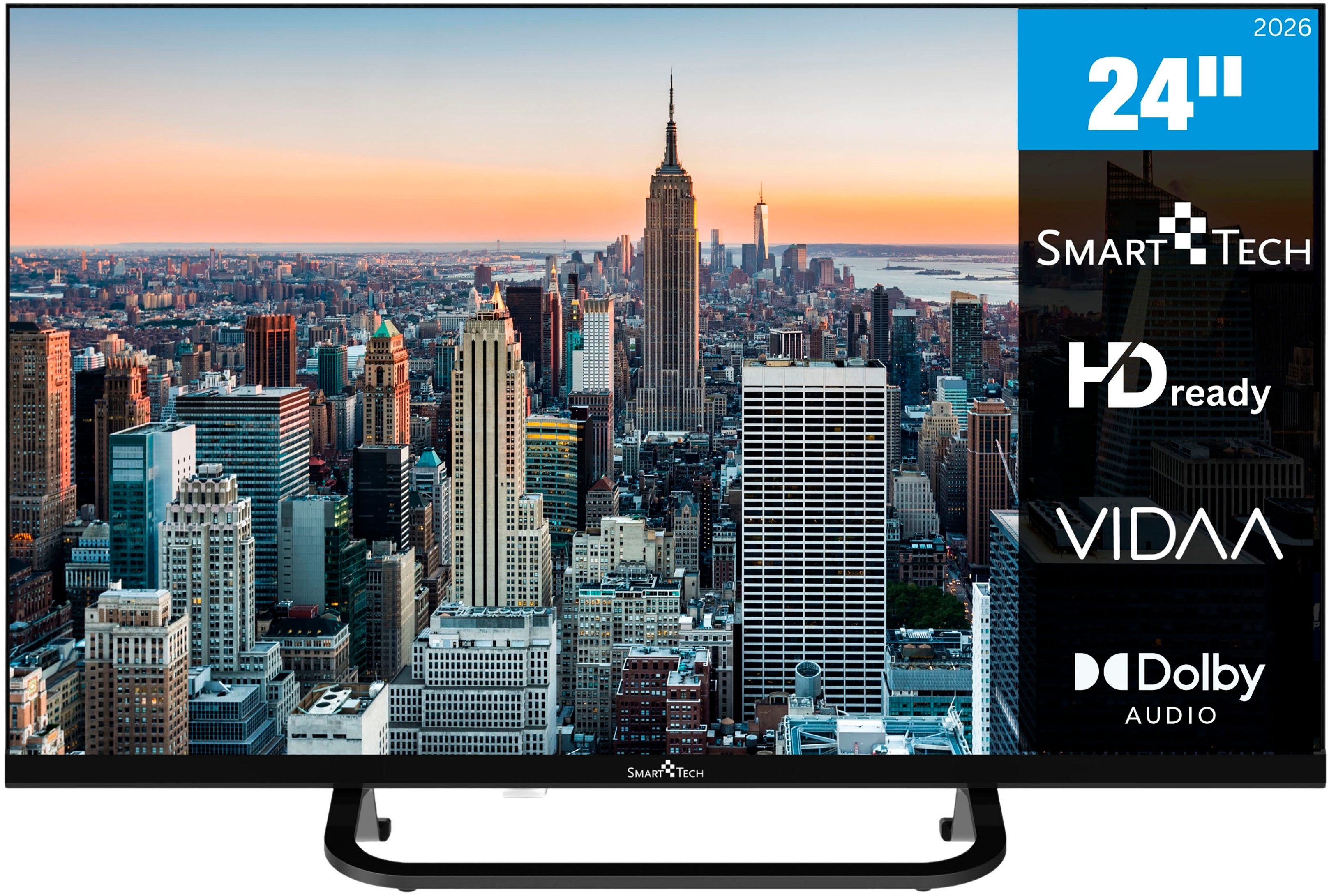 Smart Tech 24HV02V LED-Fernseher (60 cm/24 Zoll, HD ready, Smart-TV)