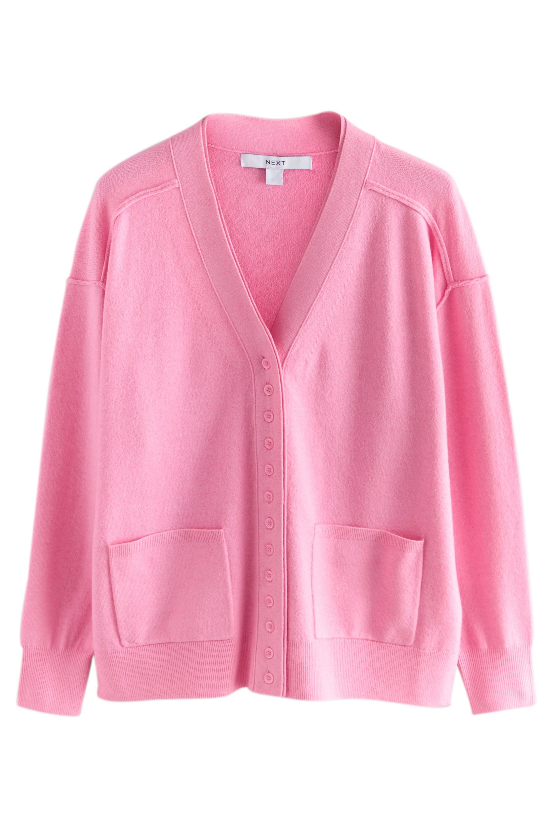 Next Strickjacke Superweiche Strickjacke mit V-Ausschnitt +Taschen (1-tlg) günstig online kaufen