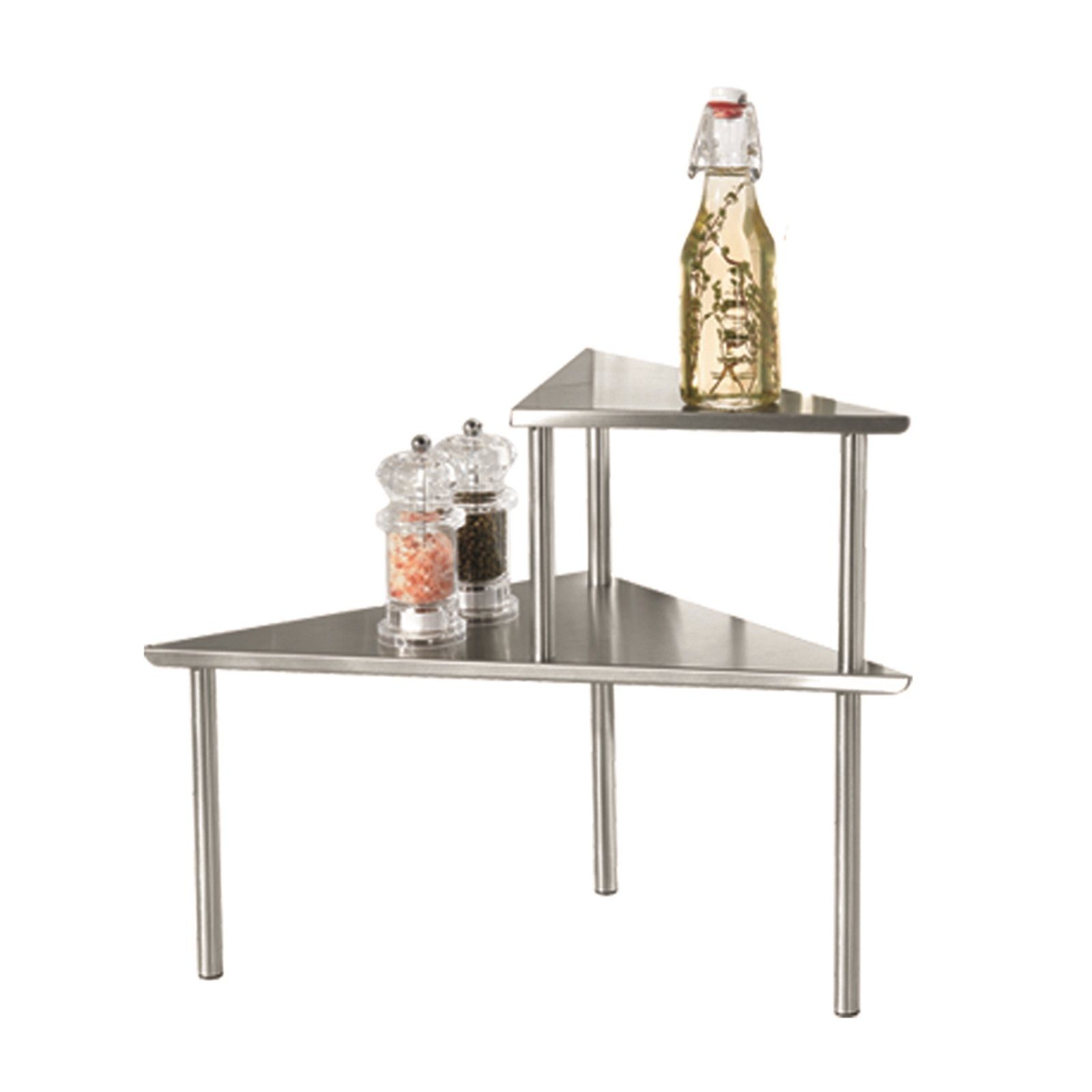 Michelino Küchenregal Eckregal Edelstahl, Stück 1-tlg., günstig online kaufen