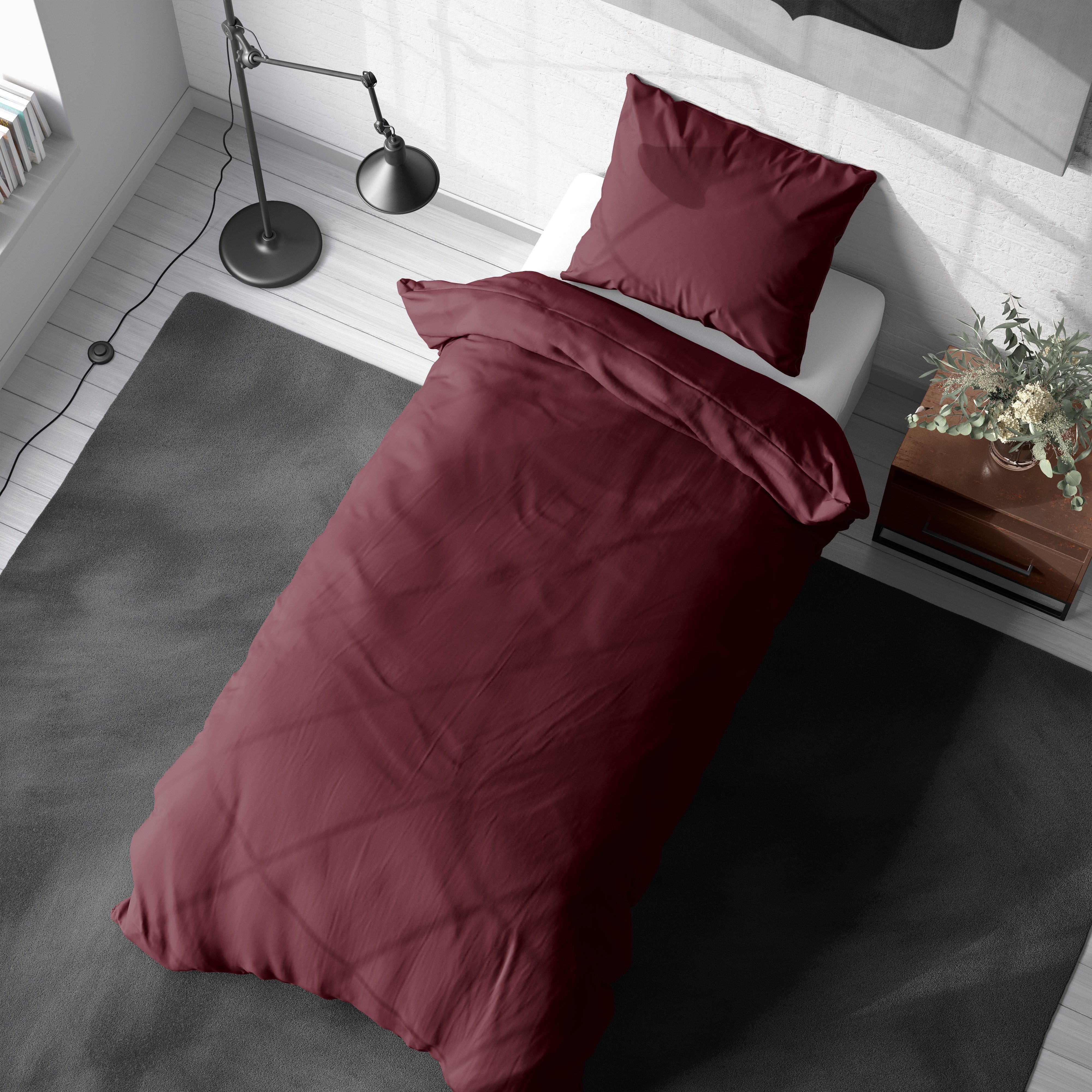 Hometex Premium Textiles Bettwäsche Mikrofaser Bettwäsche, mit Reißverschluss