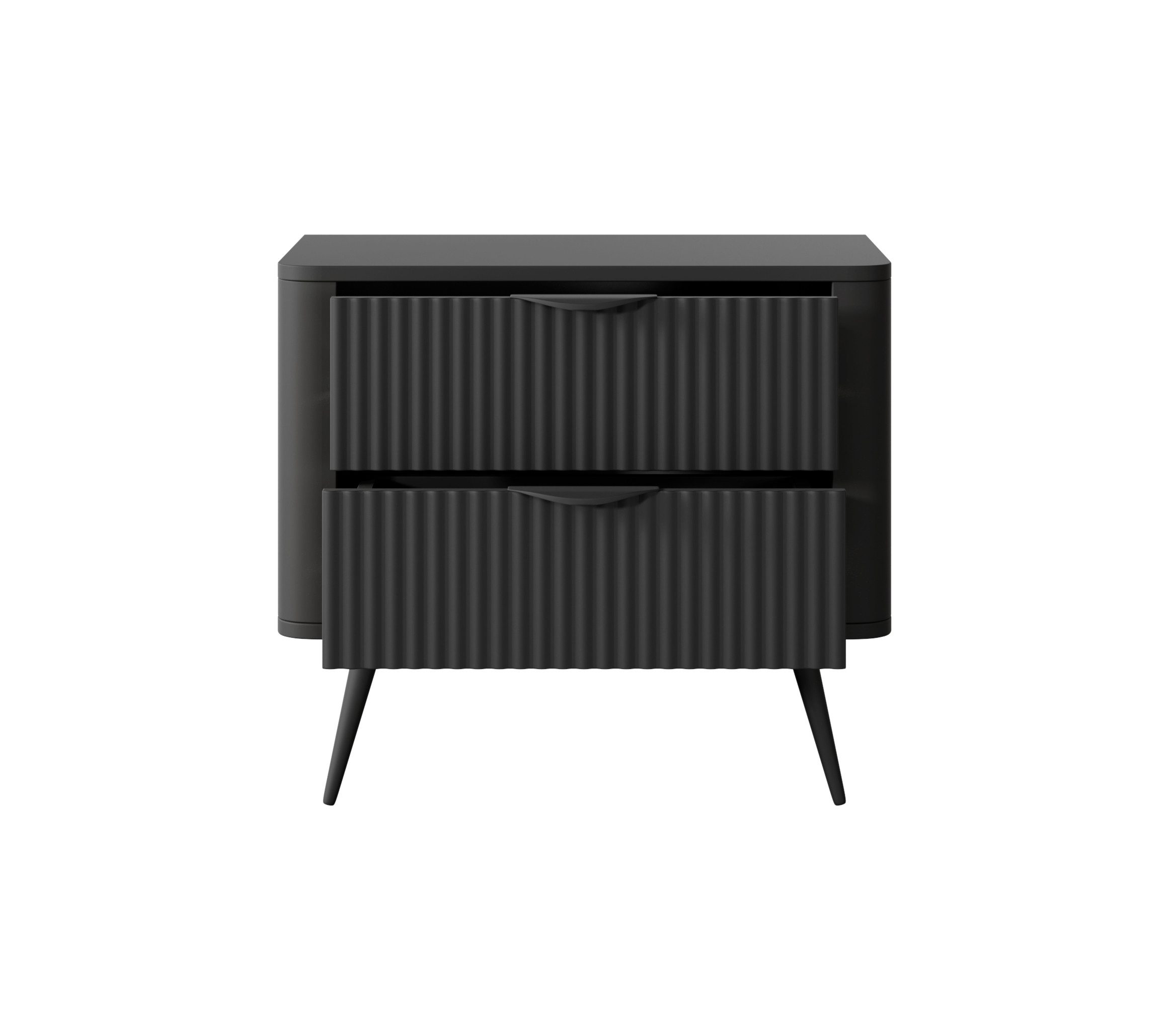 yourhouse24 Nachttisch mit Schublade LANTE 2S beige/gold, schwarz – Bild 2 von 5