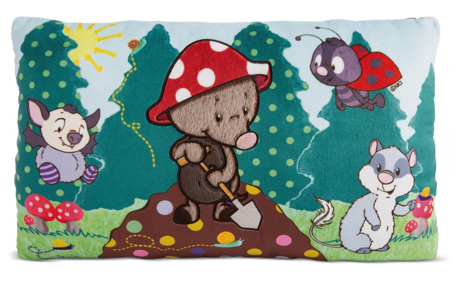 Nici Kuscheltier Nici Kissen Waldfreunde 43x25 cm Kuschelkissen Forest Friends