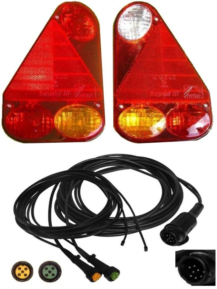 Fanale Posteriore LED Aspöck Earpoint 8 Poli - Destro Per Veicoli, Con Cavo E Connettore