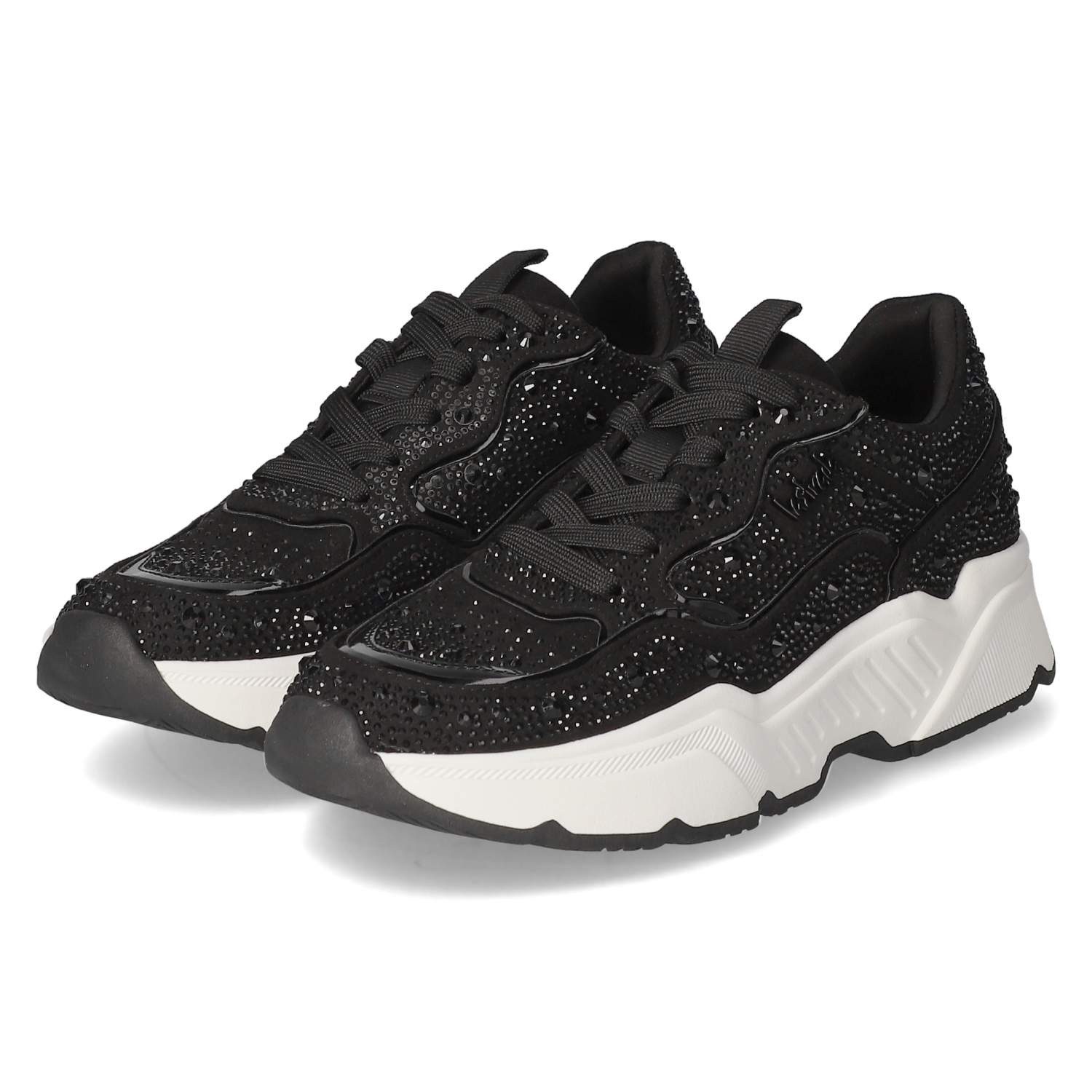 La Strada La Strada 2211242 2202 Damen Textil & Synthetik schwarz Schnürschuh