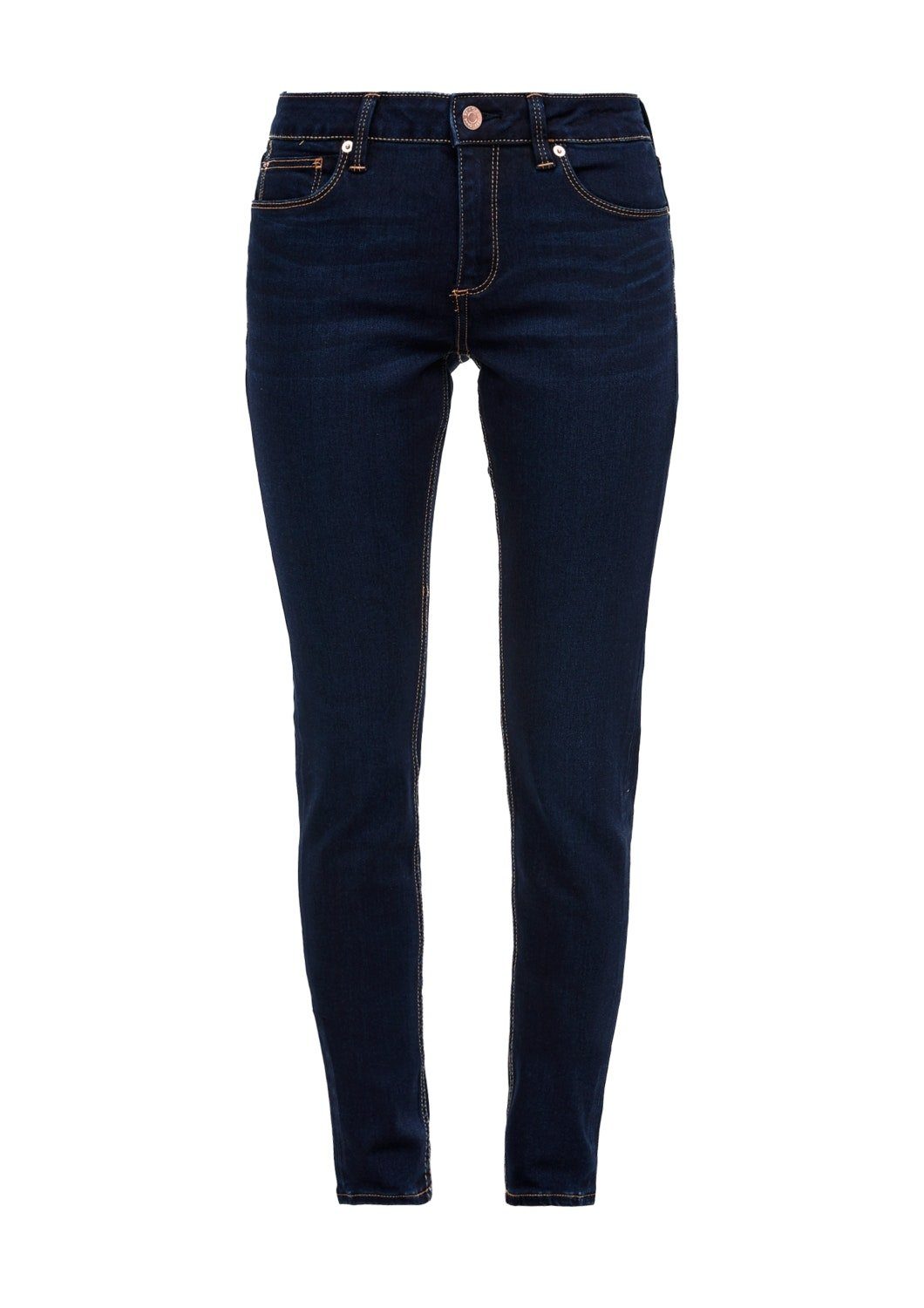 QS Skinny-fit-Jeans Skinny Fit: Super skinny leg-Jeans blau