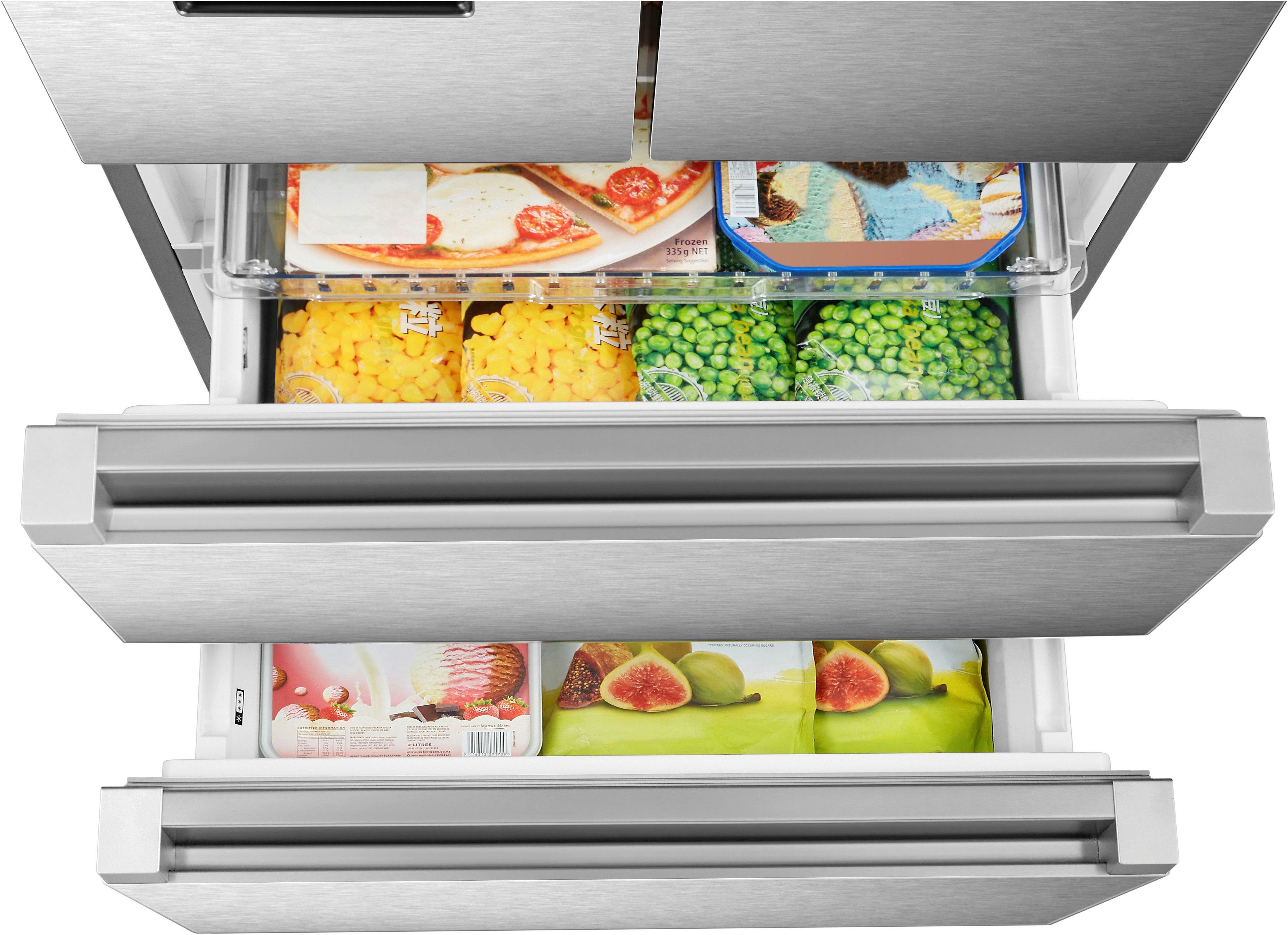 Hanseatic French Door HFD20070CWDI, 201,3 cm hoch, 70,4 cm breit, Wasserspender mit Wassertank