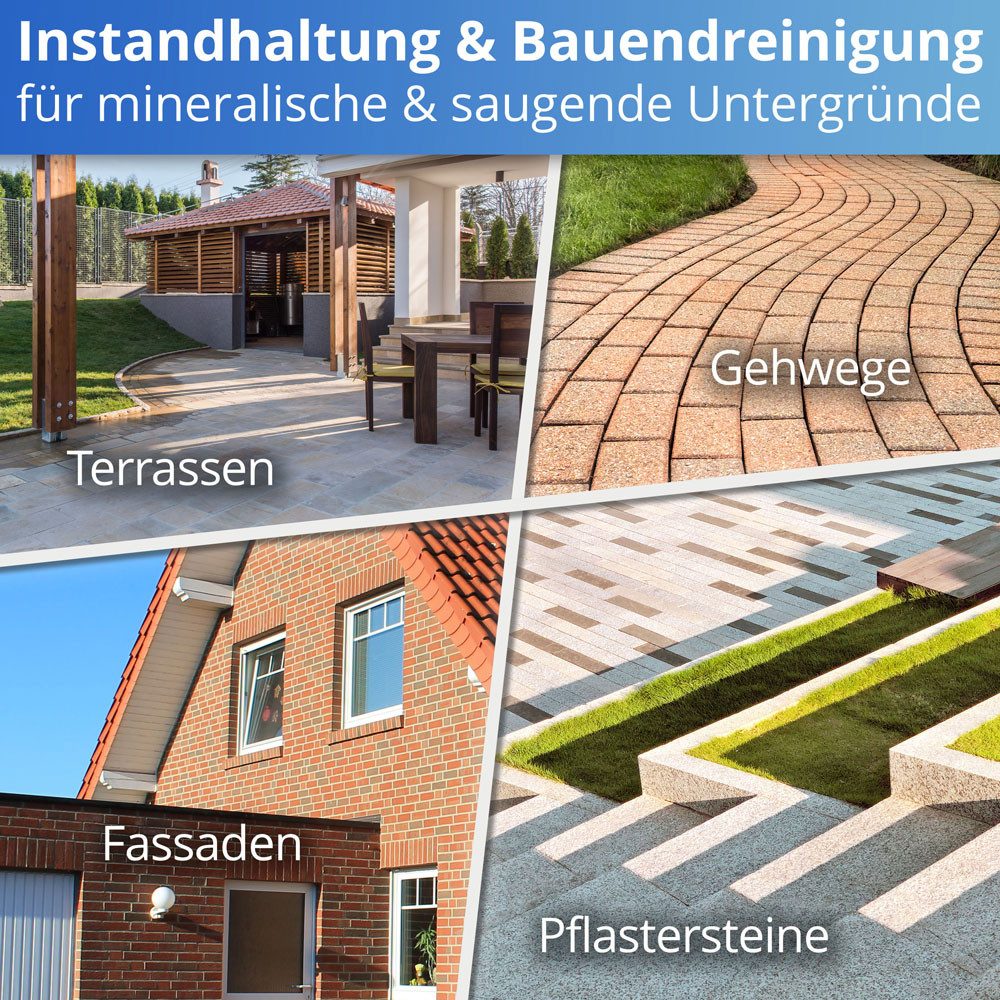 Nanoprotect Steinreiniger Naturstein-Reiniger (Set-Typ, [- Set-Info Kraftvoll und schonend)