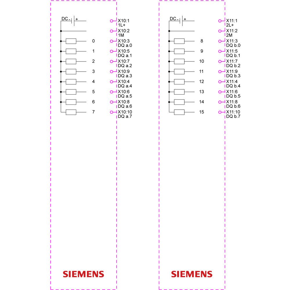 SIEMENS Siemens 6ES7222-5BH50-0XB0 6ES72225BH500XB0 SPS-Digitaleingangsmodul Smart-Home-Steuerelement