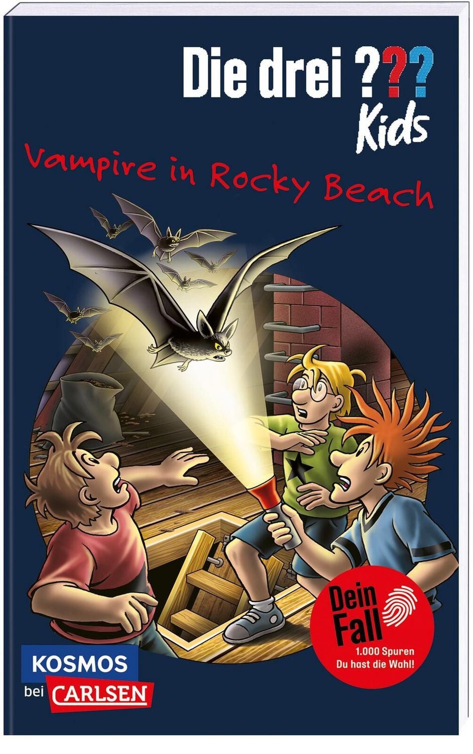 Die drei ??? Kids Dein Fall: Vampire in Rocky Beach / Boris Pfeiffer, Gruseliger Mitratekrimi für kleine Detektive ab 8!