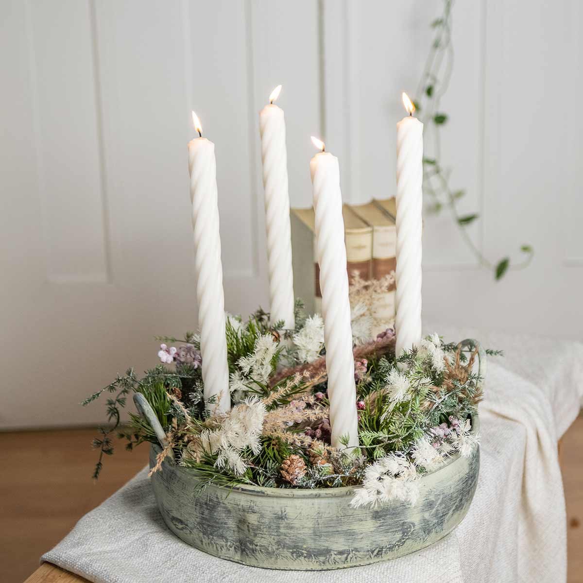 Winterliche Kunstpflanze Kiefernzweig künstlich Deko Ast naturgetreu, Viana günstig online kaufen