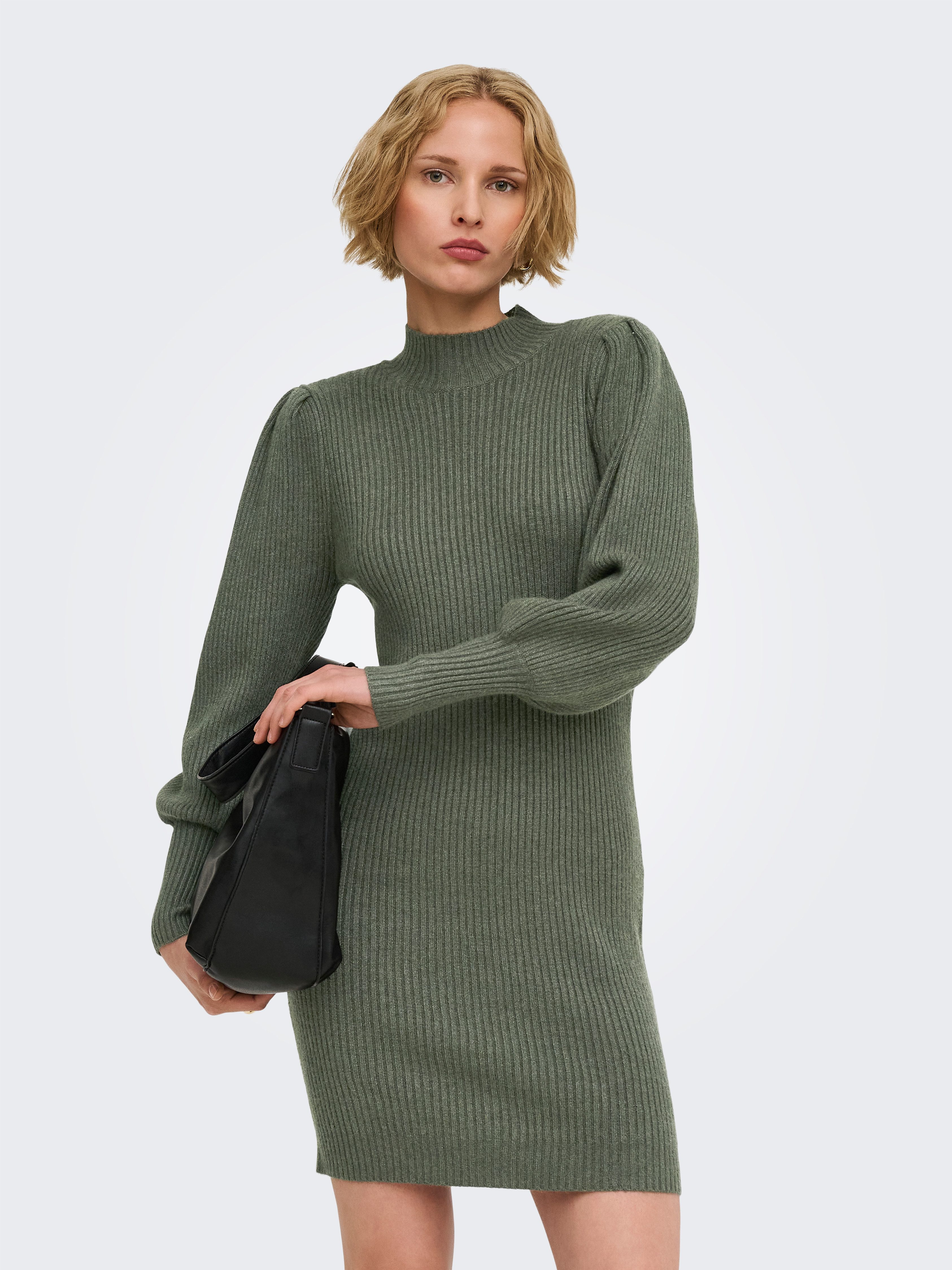 ONLY Strickkleid ONLKATIA L/S DRESS KNT NOOS Viskosemischung