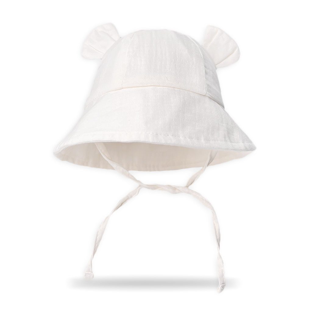Schirmmütze Baby Sonnenhut UV-Schutz Baumwolle Sommerhut mit Ohren