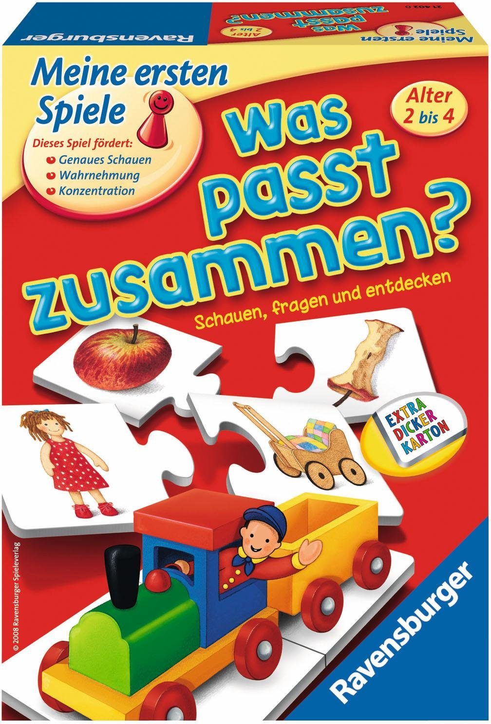 Ravensburger Spiel, Was passt zusammen?, Made in Europe, FSC® - schützt Wald - weltweit