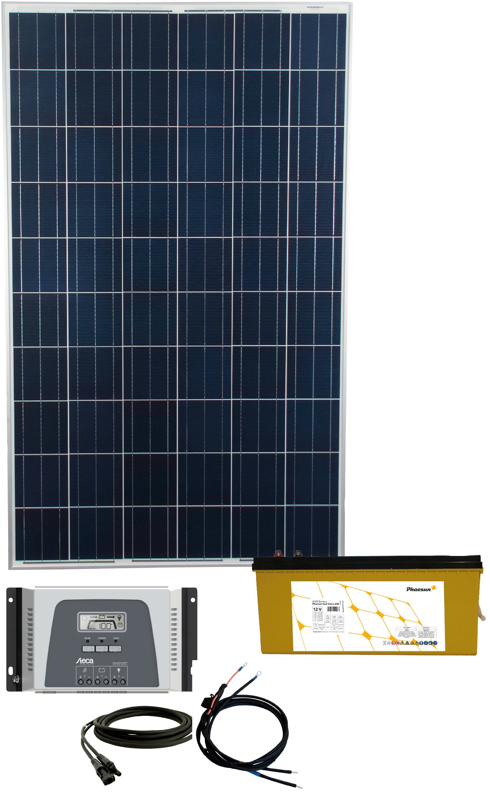 Kit W Rise, Phaesun 270 W, Generation (Set), Solar 270 Energy Solarmodul