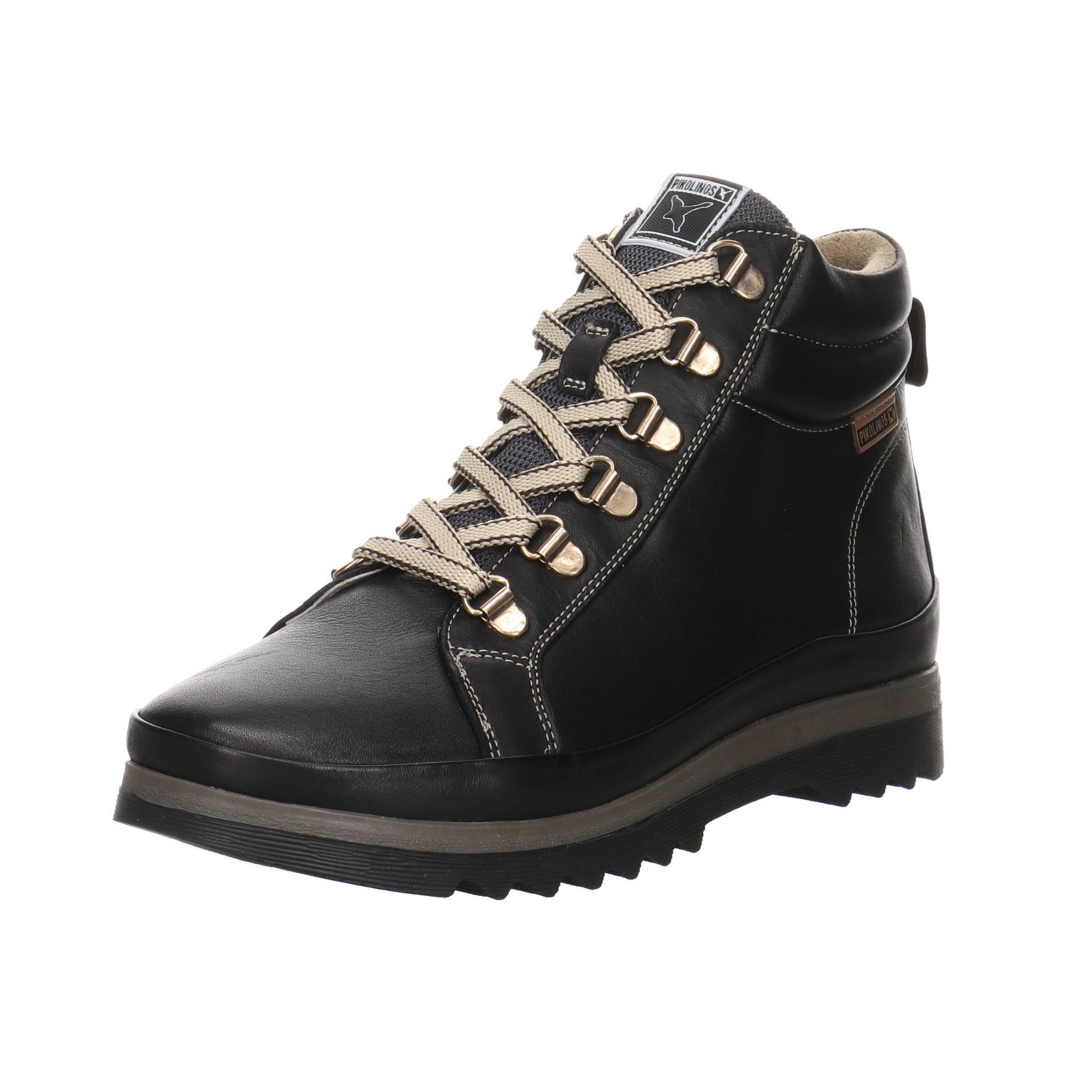 Glattleder Vigo Schnürstiefel PIKOLINOS Boots Glattleder black uni