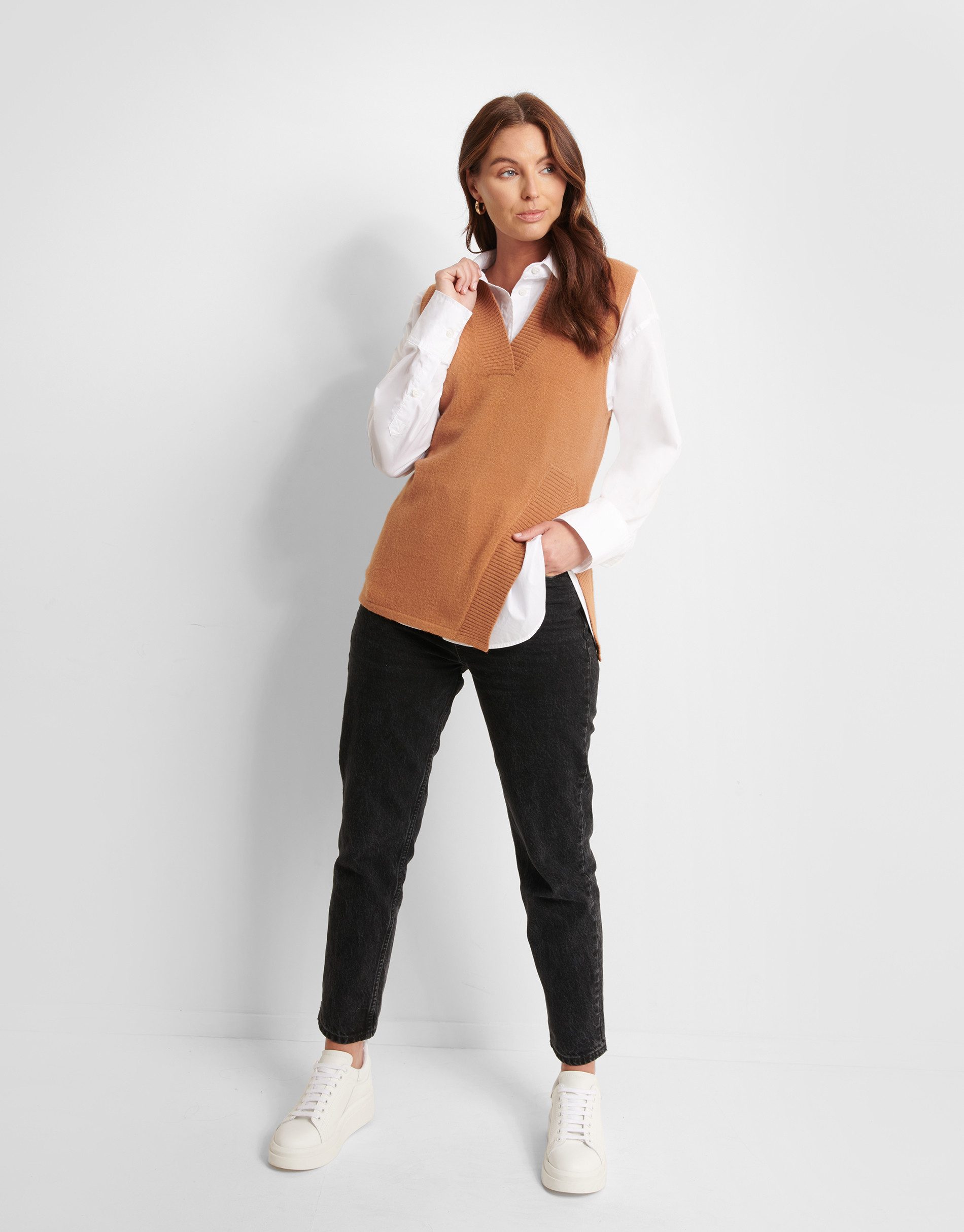 Threadbare Pullunder Zofia (1-tlg) mit seitlichen Schlitzen