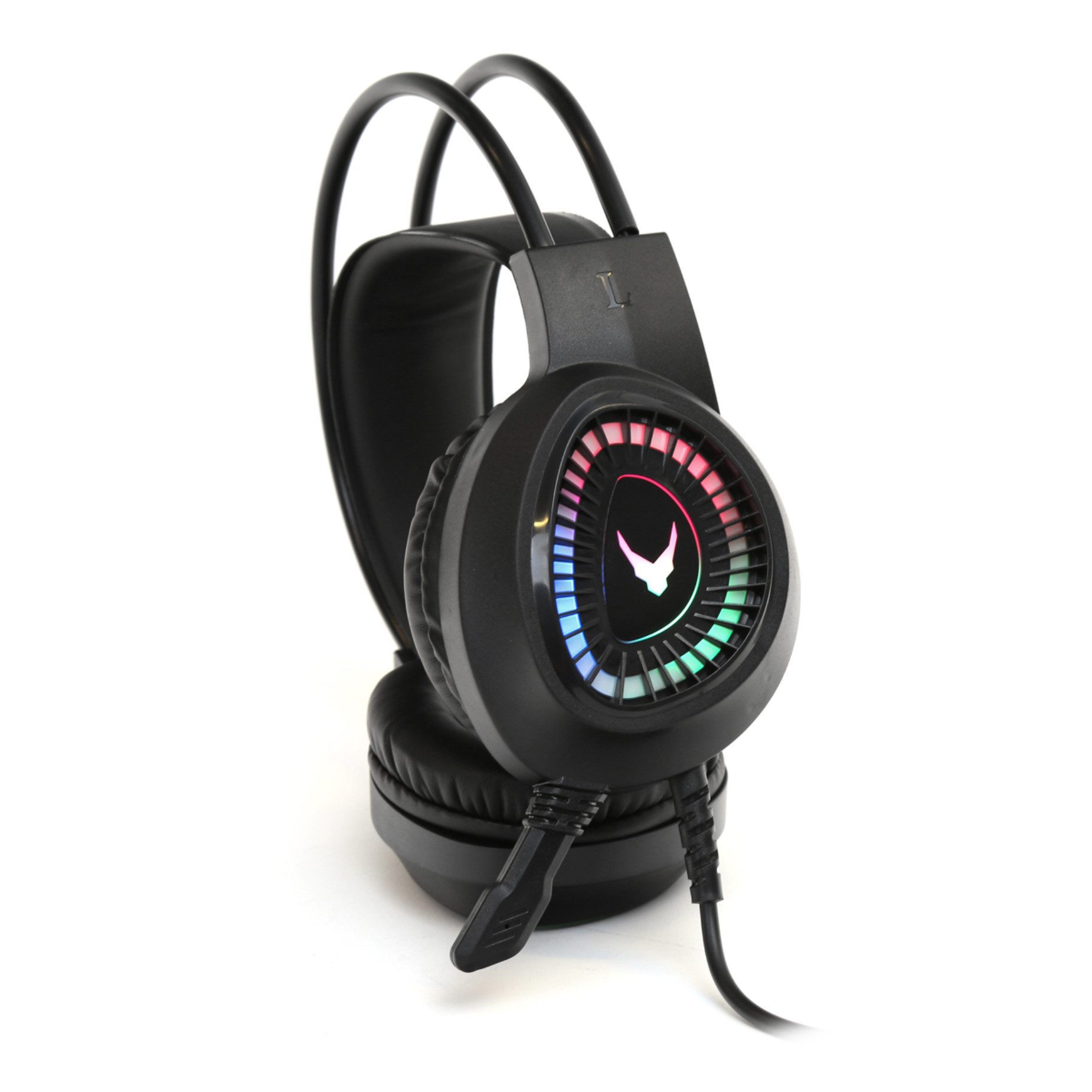 Varr Gaming Headset RGB LED mit Mikrofon und USB Anschluss Gaming-Headset
