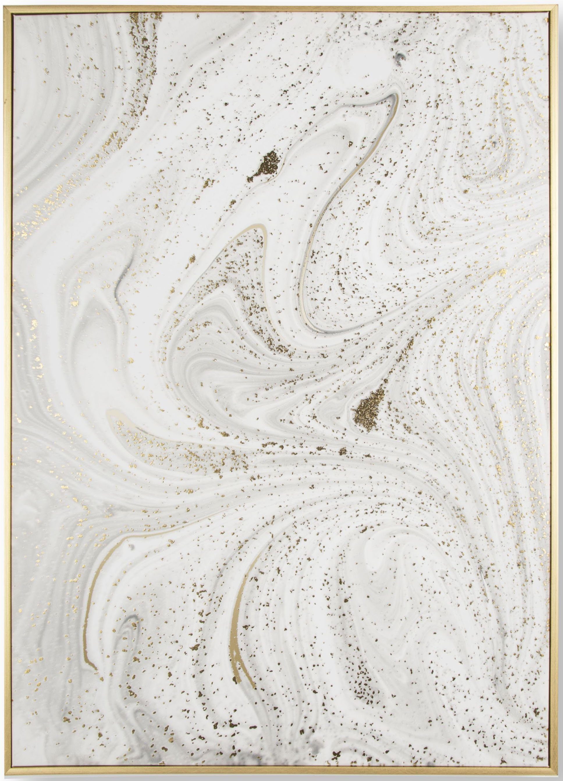 Art for the home Gold Leinwandbild Luxus (1 St) Marmor