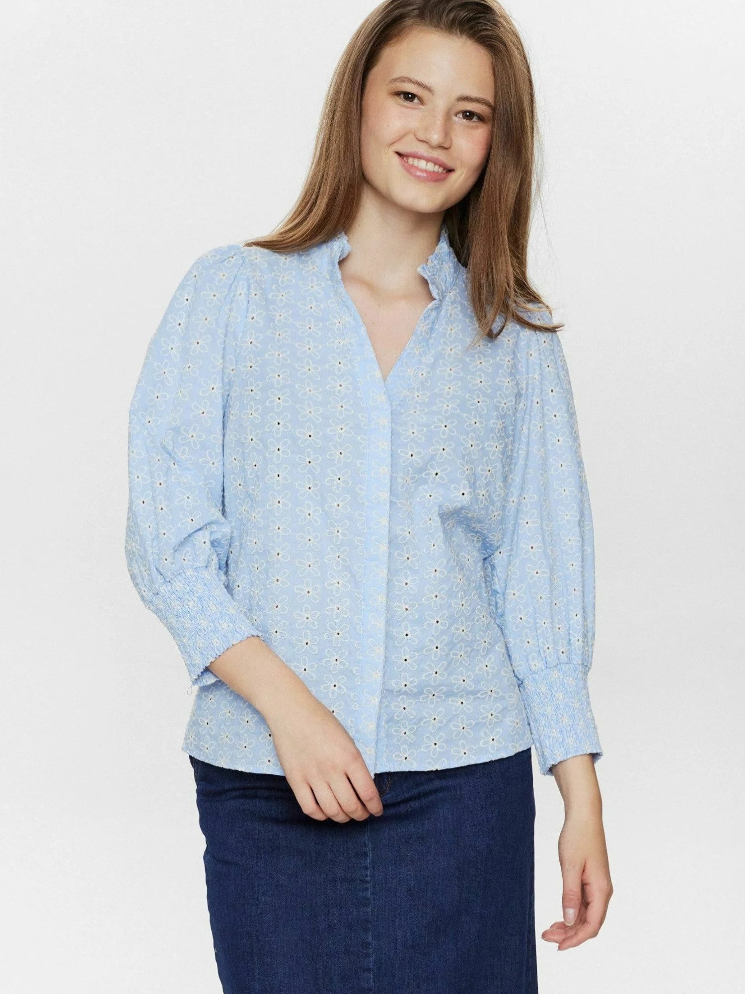 nümph Langarmhemd Nümph Shirt NUSIVA