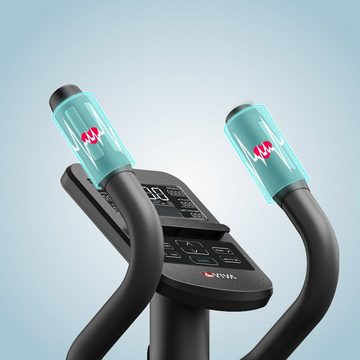 AsVIVA Crosstrainer-Ergometer AsVIVA C29 Bluetooth, Tablet- bzw. Smartphonehalterung, Fitness-App kompatibel