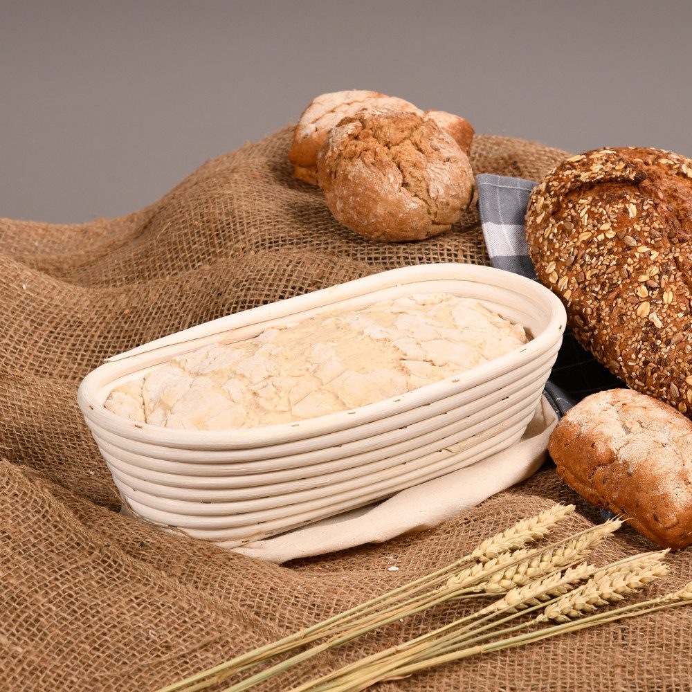 KESPER® Gärkorb Gärkörbchen, oval, FSC® zertifiziert, (1-tlg), Bezug abnehmbar und waschbar