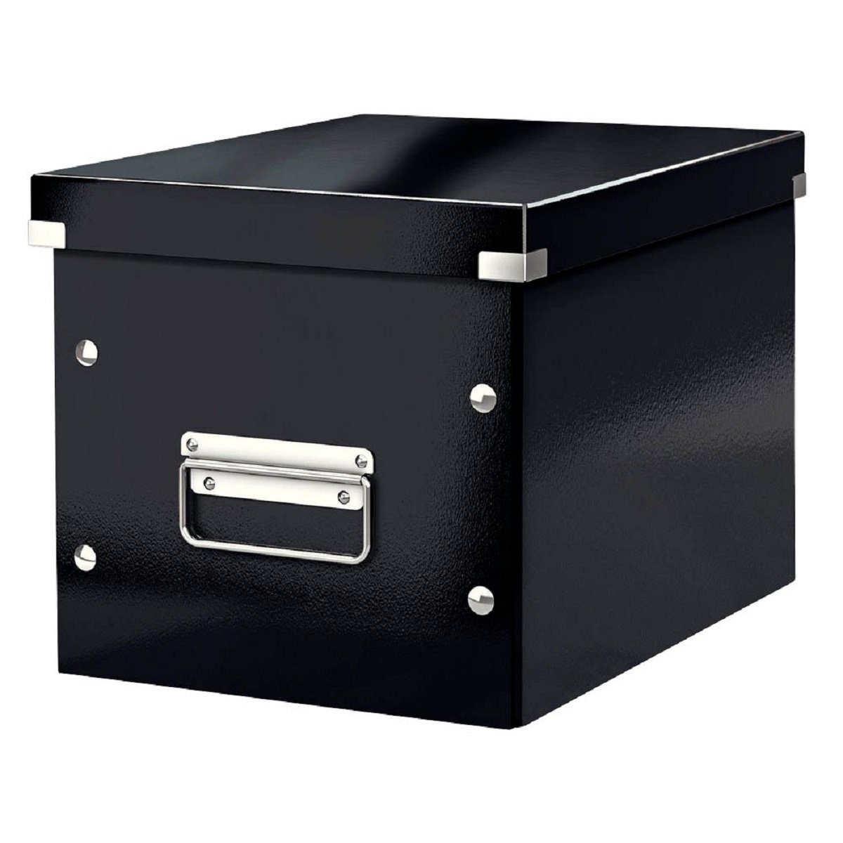 Aufbewahrungsbox 1 Aufbewahrungsbox CLICK & STORE WOW CUBE mittel schwarz