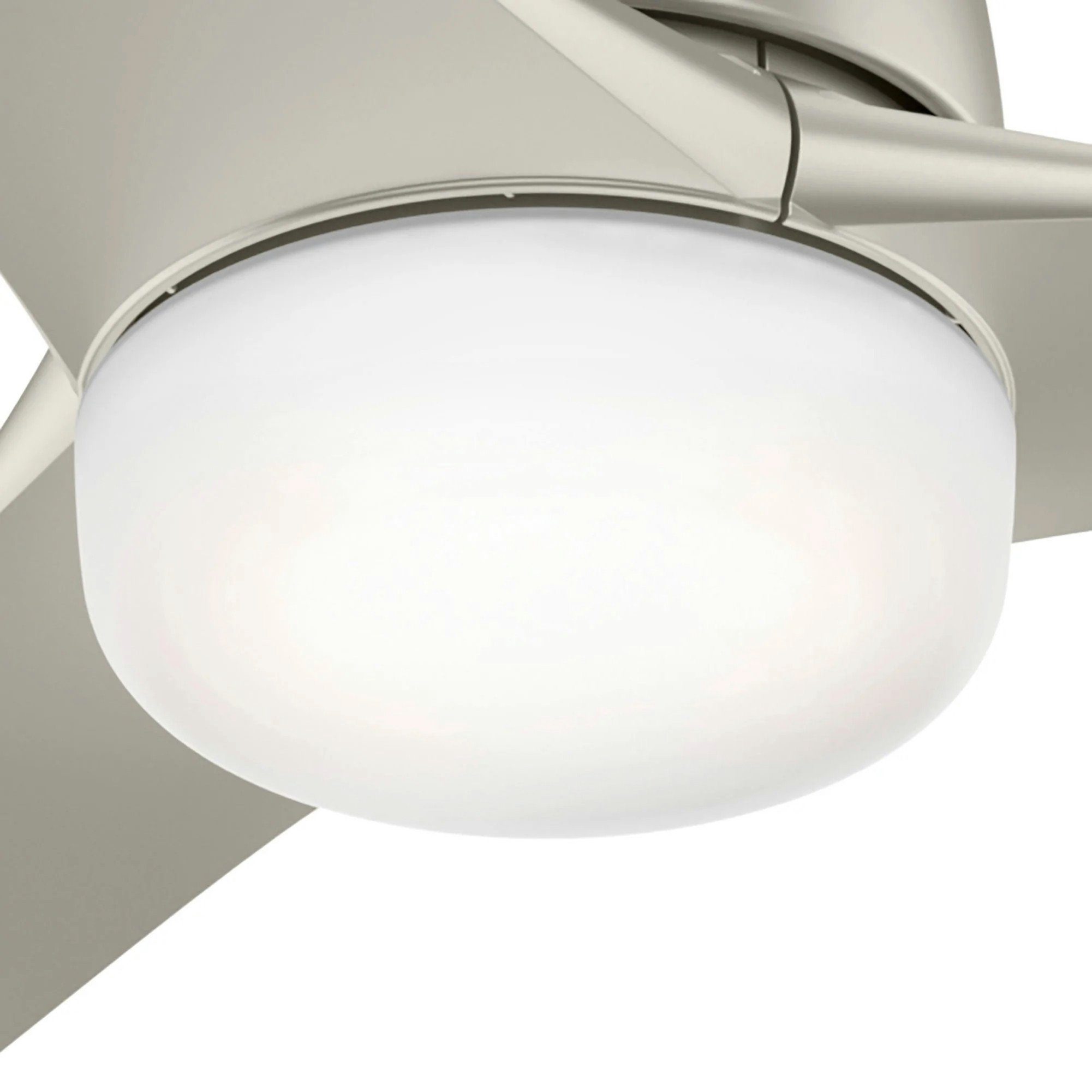 Hunter Deckenventilator Deckenventilator Harmony Nickel mit Licht & Fernbedienung