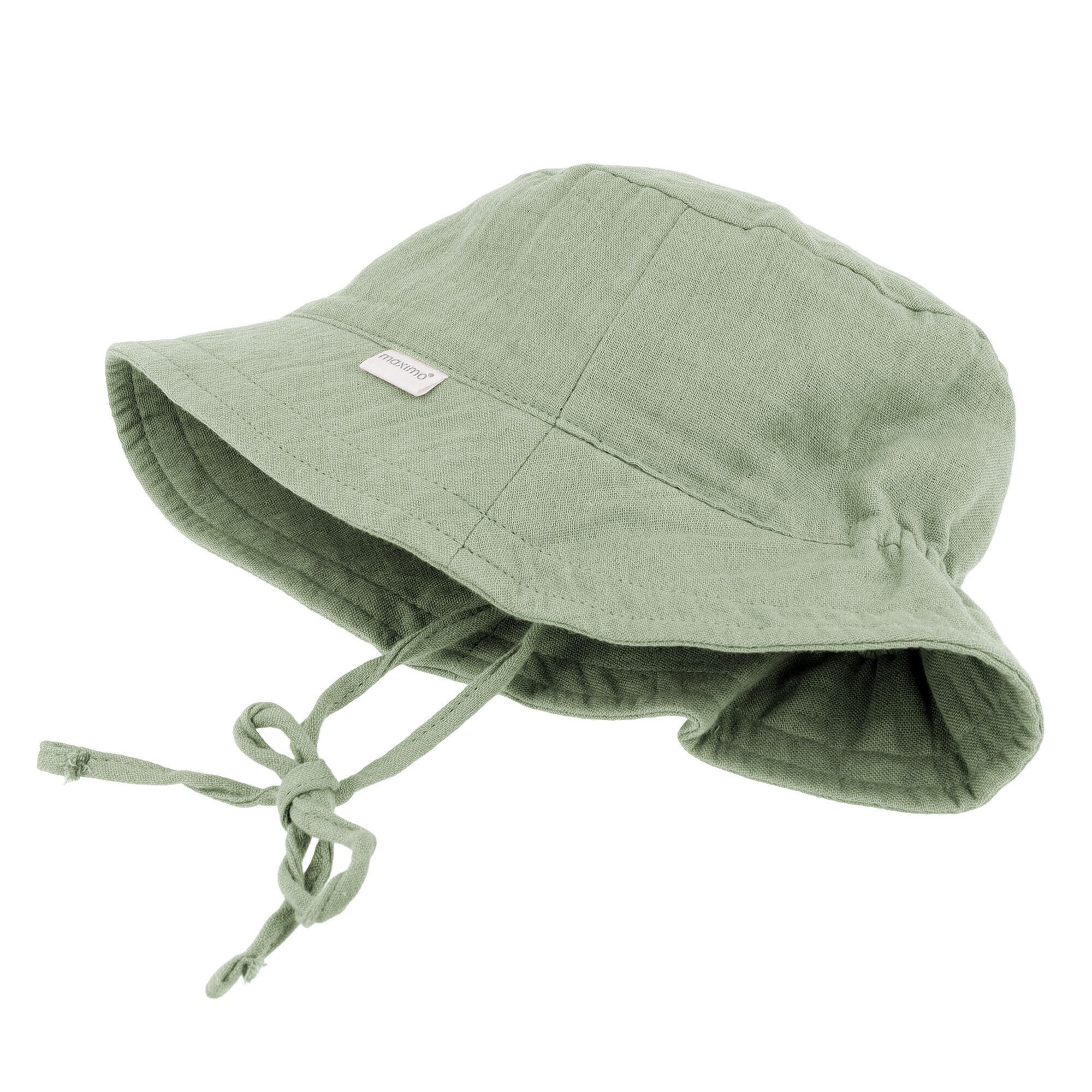 MAXIMO Fischerhut GOTS MINI-Hut, Band Musselin, Futter (1-St) Musselin